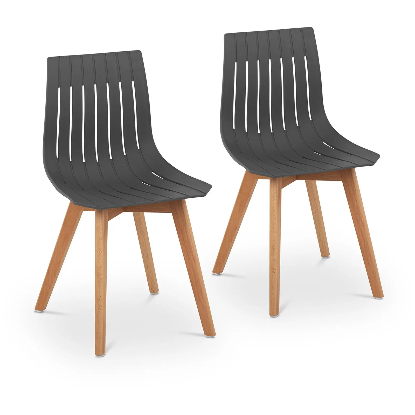 Židle 2dílná sada až 150 kg sedák 50 x 47 cm šedá - Konferenční židle Fromm & Starck