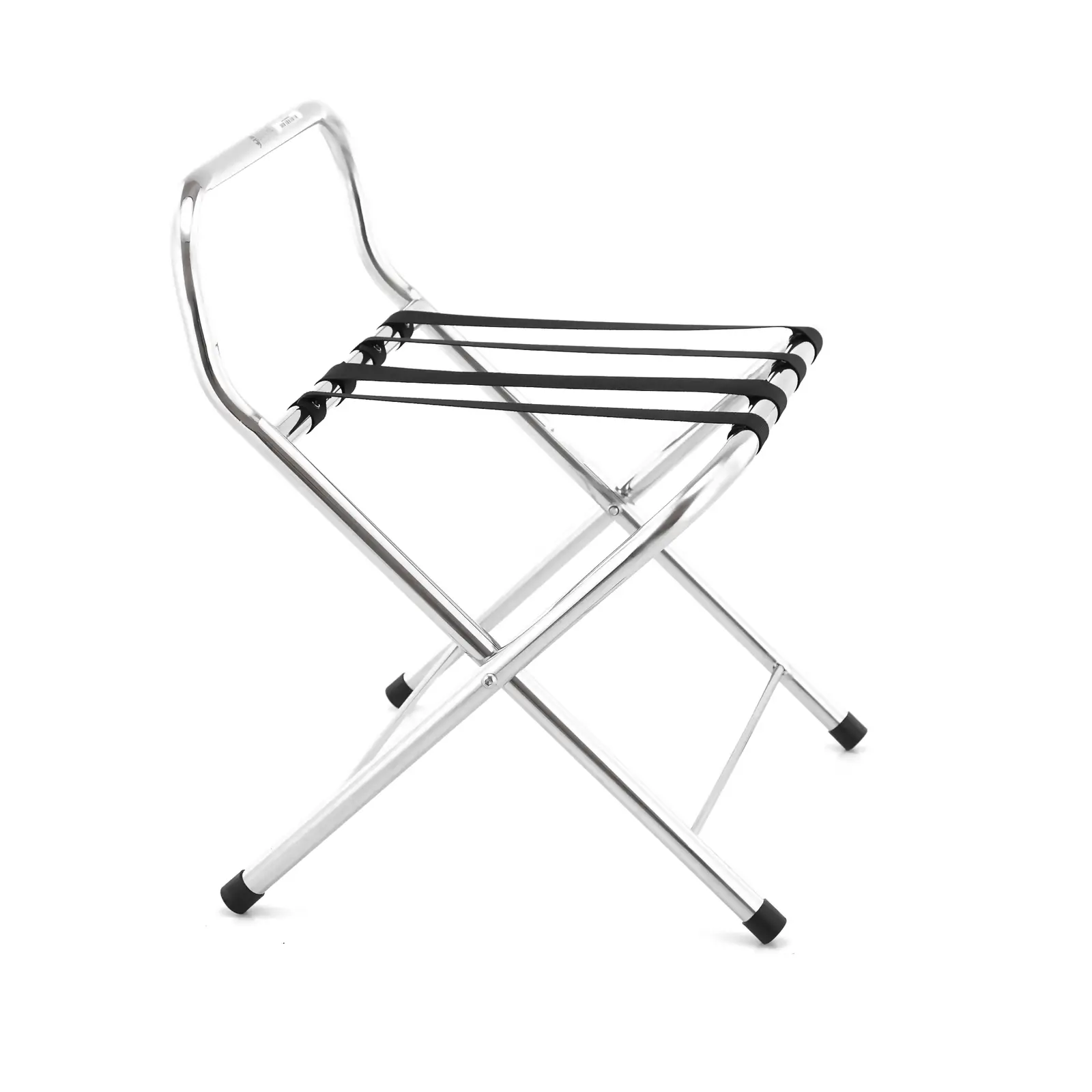 Royal Catering Porte-Valise Repliable RCSR-550 – Support Bagage Hôtel 50 Kg, Inox Robuste Et Compact Porte-bagage Pliable Hôtel