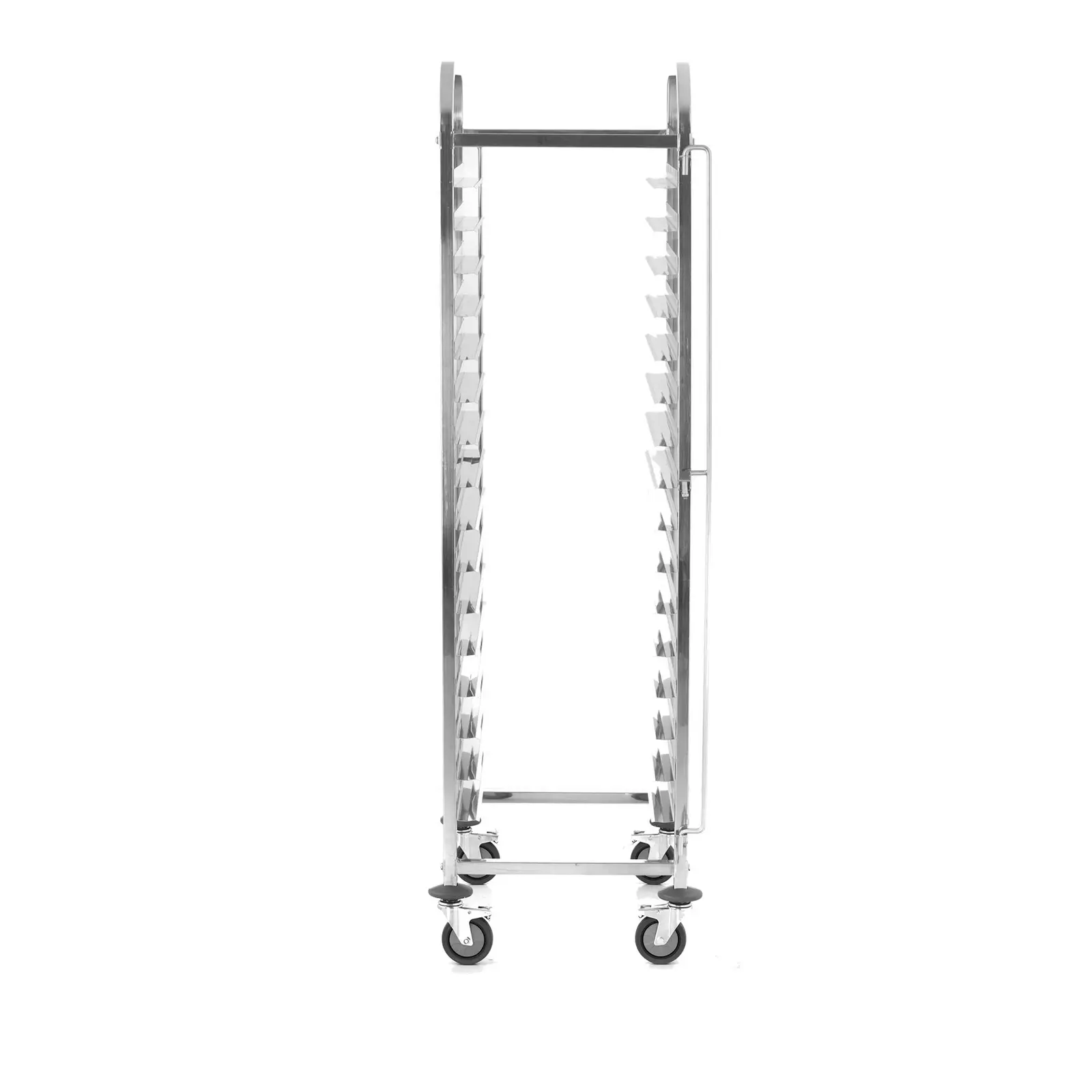 Carrello Portavassoi Professionale RCTW-16GN.1 - Acciaio Inox, 16 Scomparti, Portata 150kg