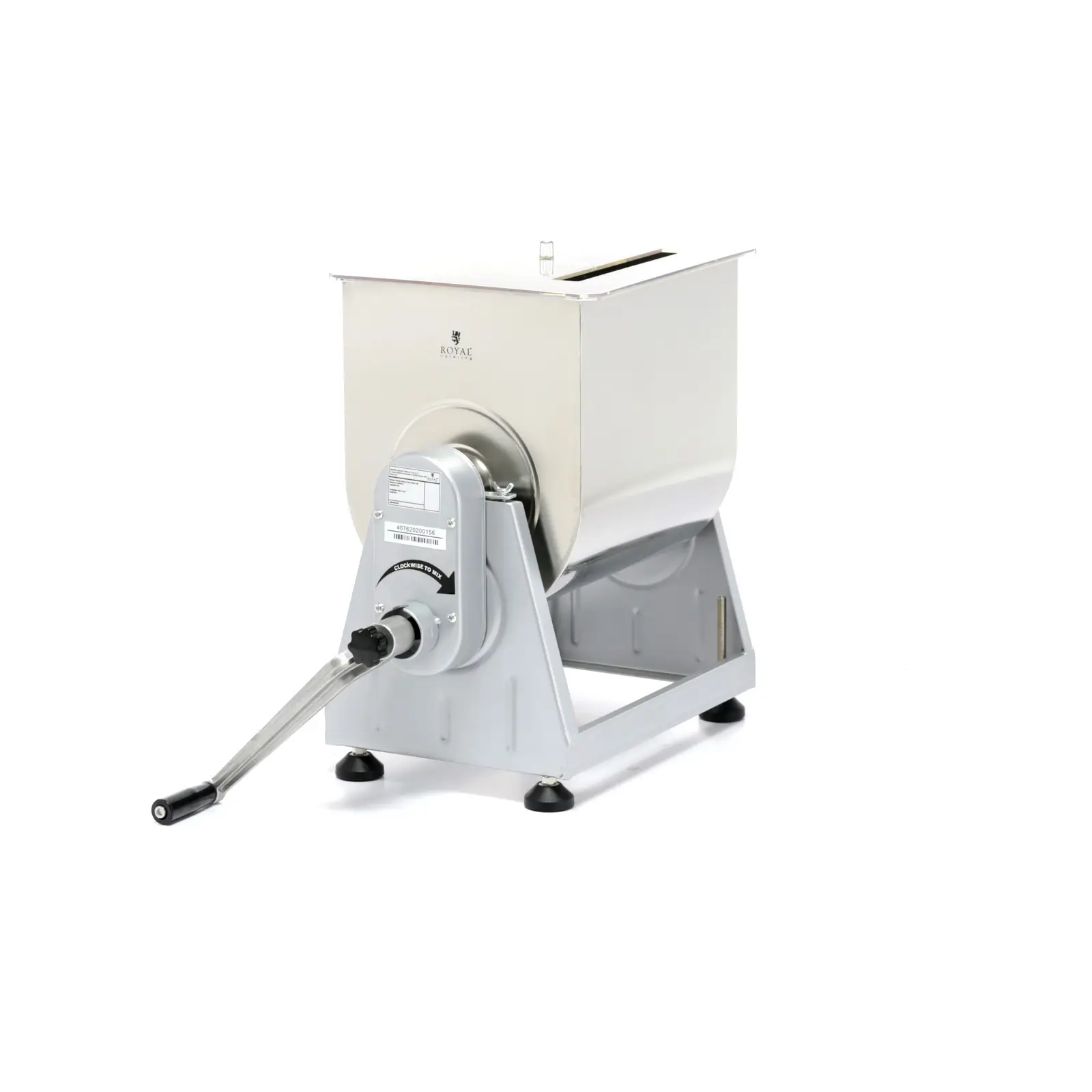 Royal Catering RC-MMA28 Vleesmixer 28 L roestvrij staal handmatige vleesmolen