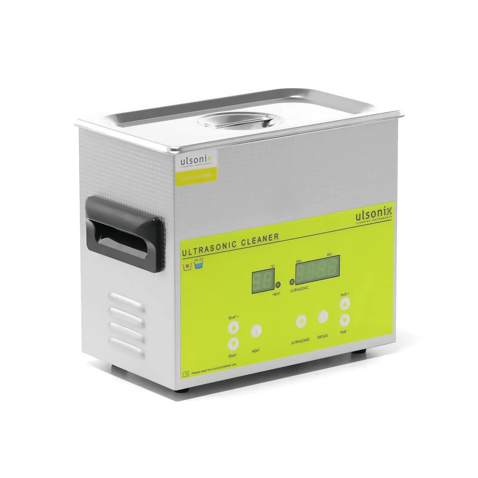 3.2L Ultraschall-Reinigungsmaschine mit Heizung Digital Timer Ultraschallreinigungsgerät Aus Edelstahl für Schmuck Brillen Uhren Zahnersatz Lab Münzen