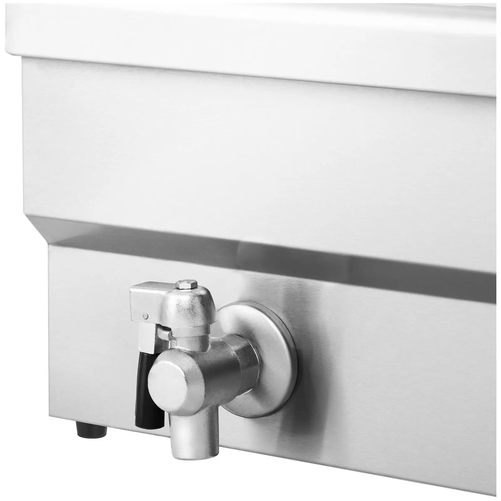Elektrická dvojitá fritéza - 2 x 16 l - 13 000 W - 400 V - vypouštěcí kohout - Royal Catering (Materiál: Ušlechtilá ocel)