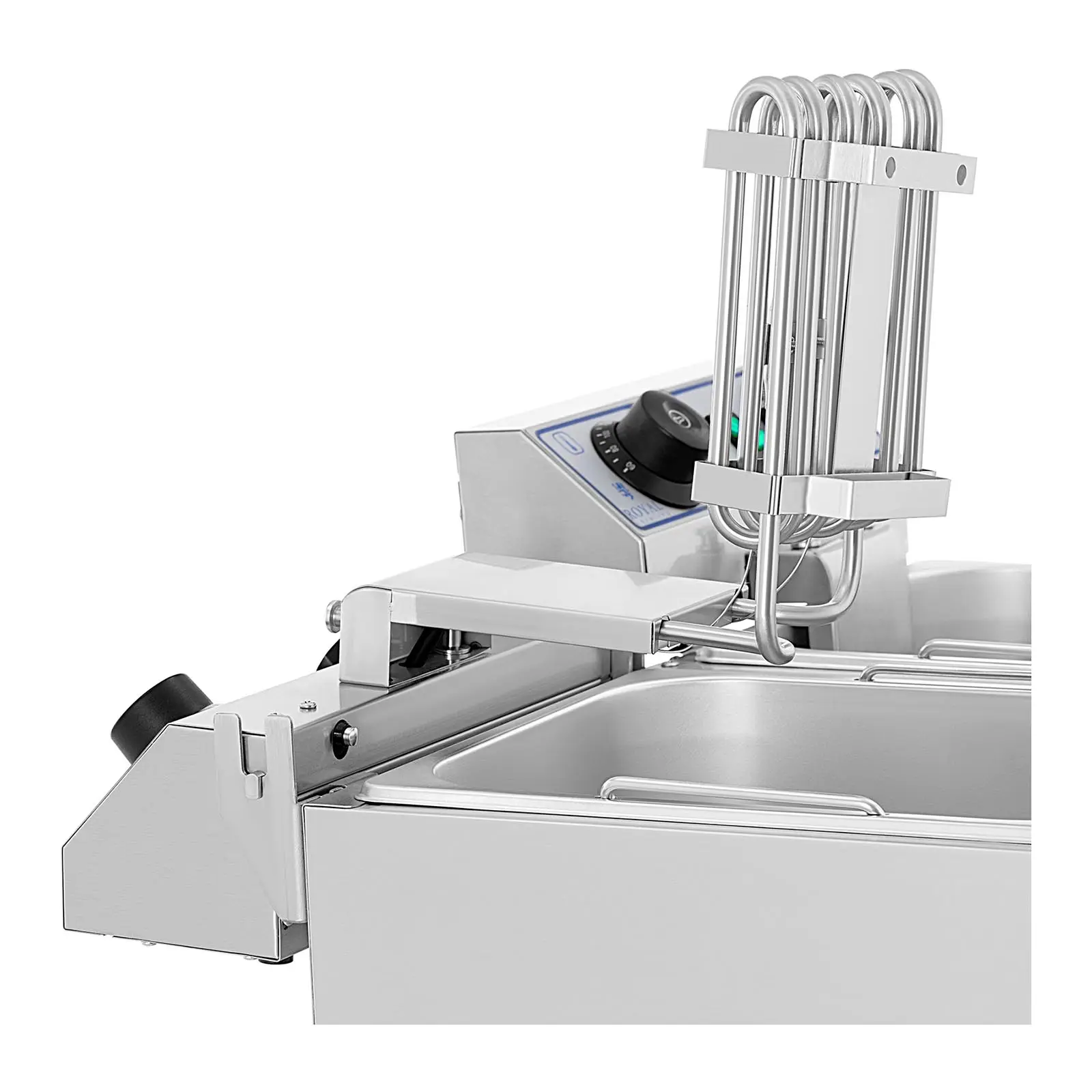 Elektrická dvojitá fritéza - 2 x 13 l - 6 400 W - časovač - Royal Catering (Časovač: Ano)