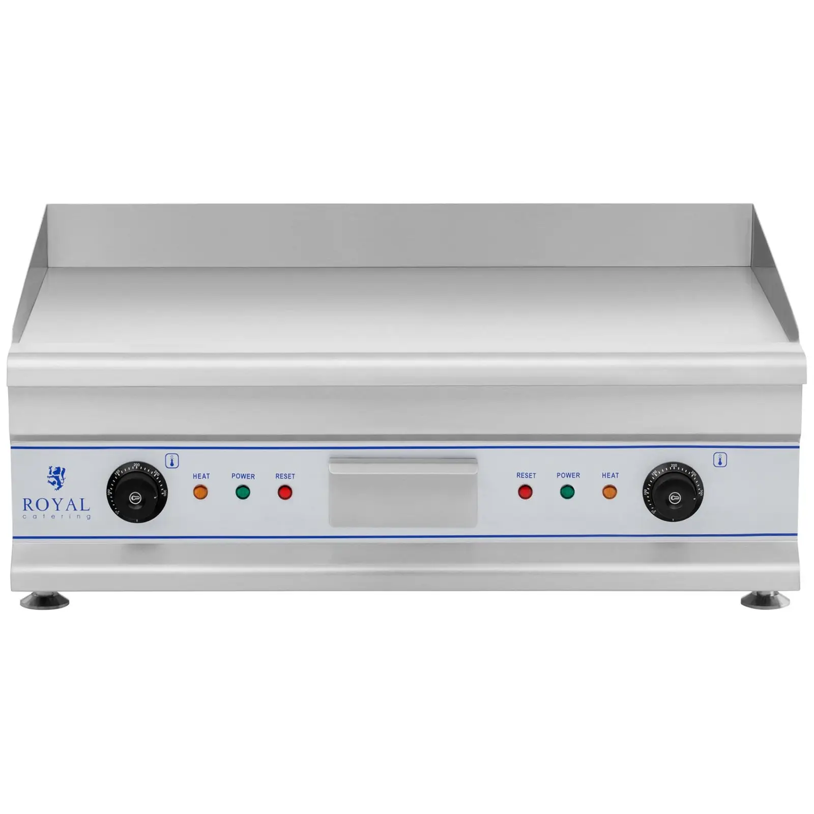 Elektrická grilovací deska - 75 cm -hladká - 2 x 3,2 kW (Síly grilovací desky: 12 mm)
