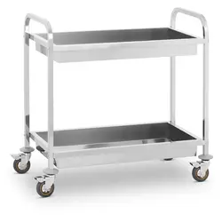 Servirni voziček - 2 pladnja za posodo - do 320 kg