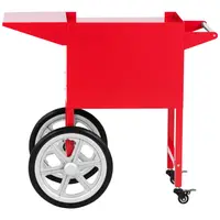 Vozík na stroj na popcorn - červený -51 x 37 cm