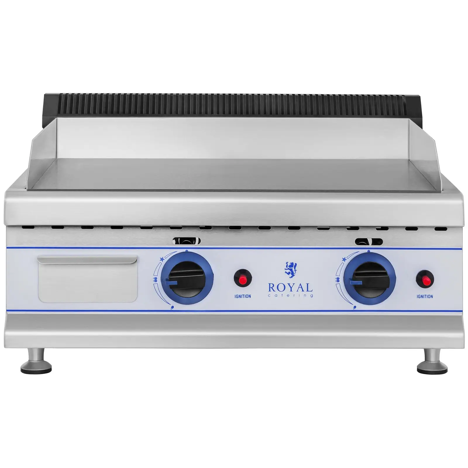 Gas-Doppelgrill - 65 cm - Propan/Butan 50 mbar (Abtropfschale: Ja)