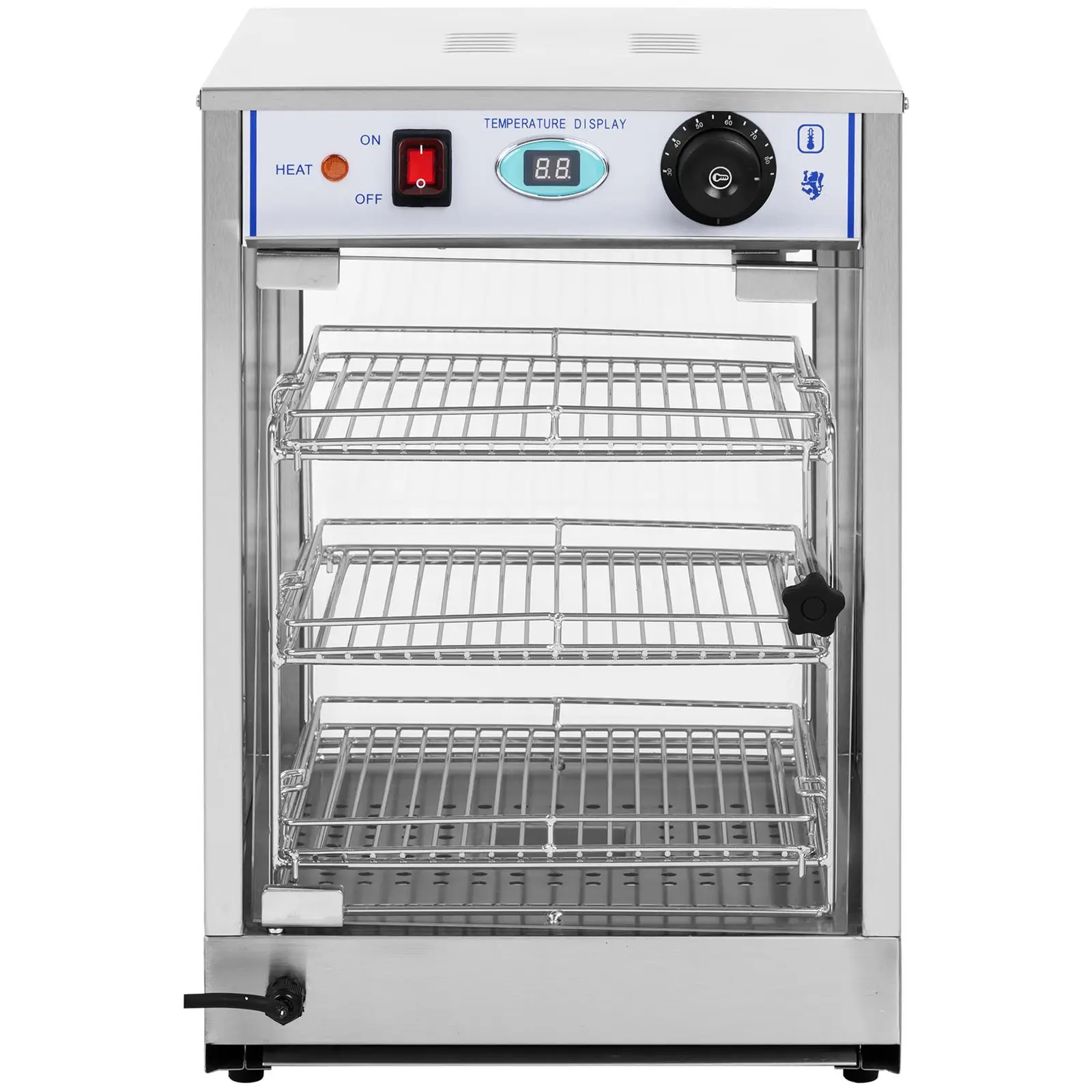 Vetrina Frigo Per Bibite Royal Catering RCGK-B320 - 320 L, LED, Temperatura 2-8°C, Nero, 50 DB - Foto 2