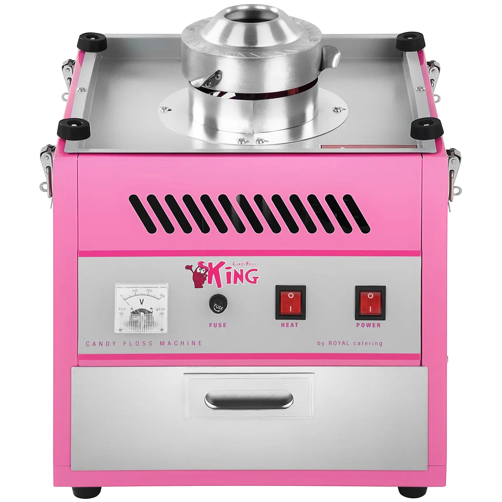 Stroj na cukrovou vatu - 52 cm - 1 200 W (Kapacita otáčecí hlavy: 100 g)