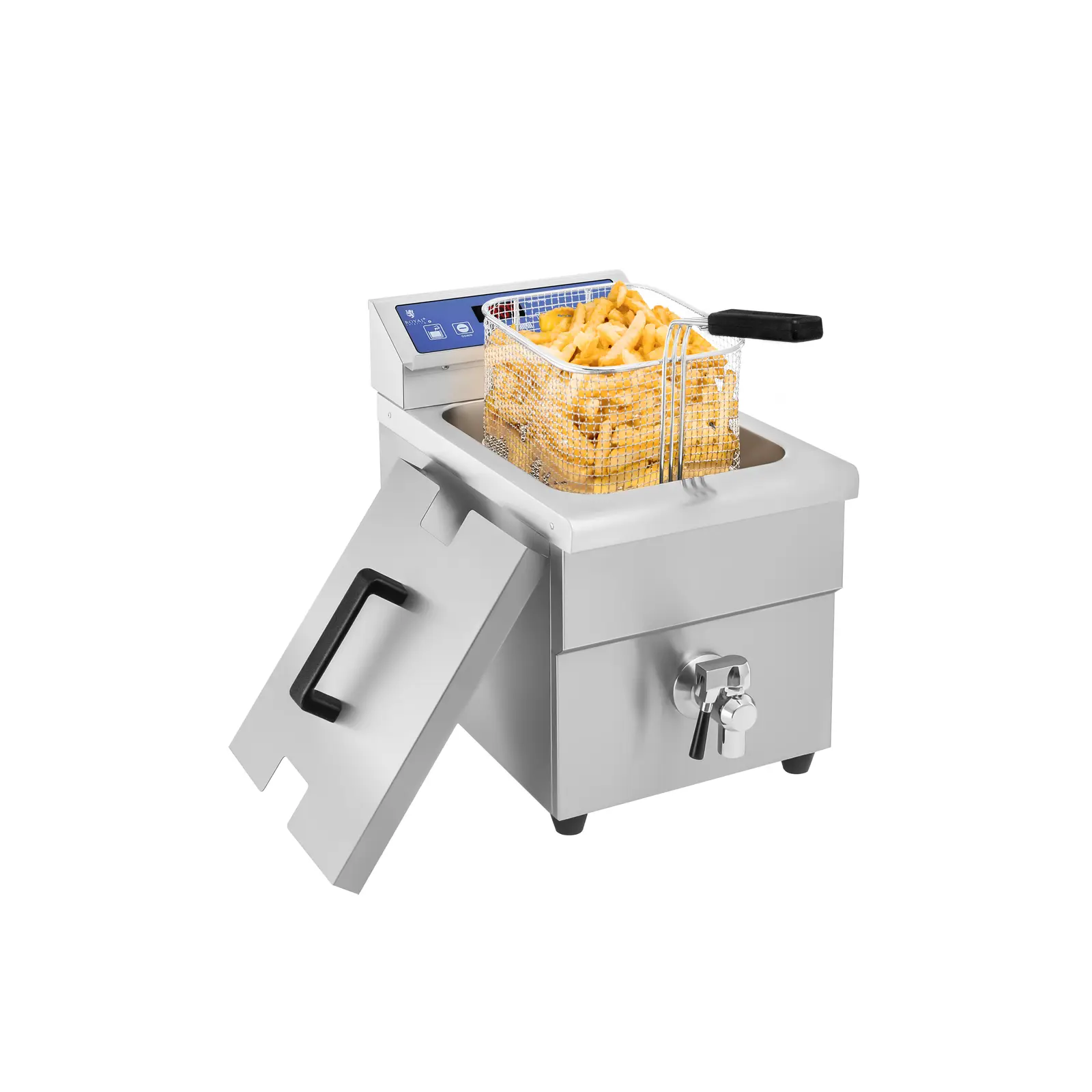 Indukční fritéza - 10 litrů - 60 až 190 °C (Kapacita max.: 5.5 l)