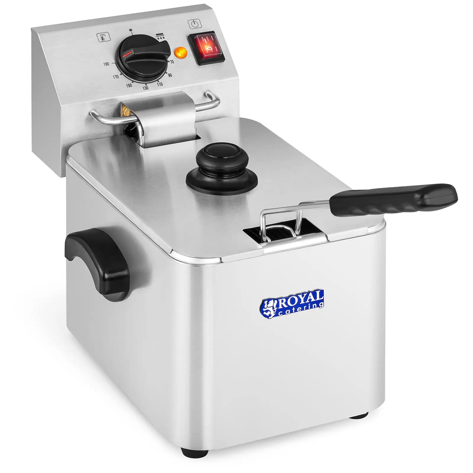 Friteuse électrique - 8 l - 2500 W - EGO-Thermostat - Royal Catering