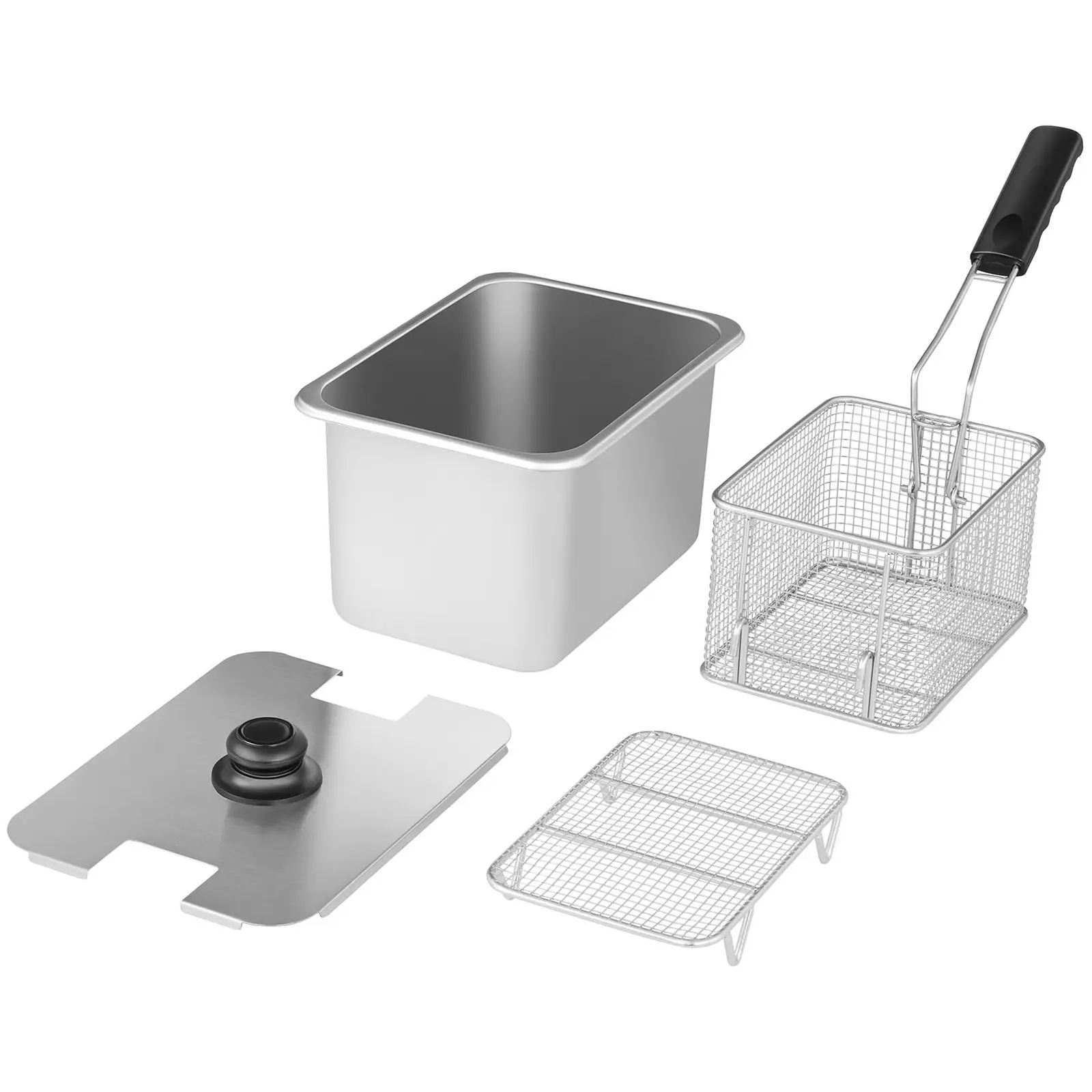 Fritéza - 1 x 8 litrů -EGO termostat (Se skříní: Ne)