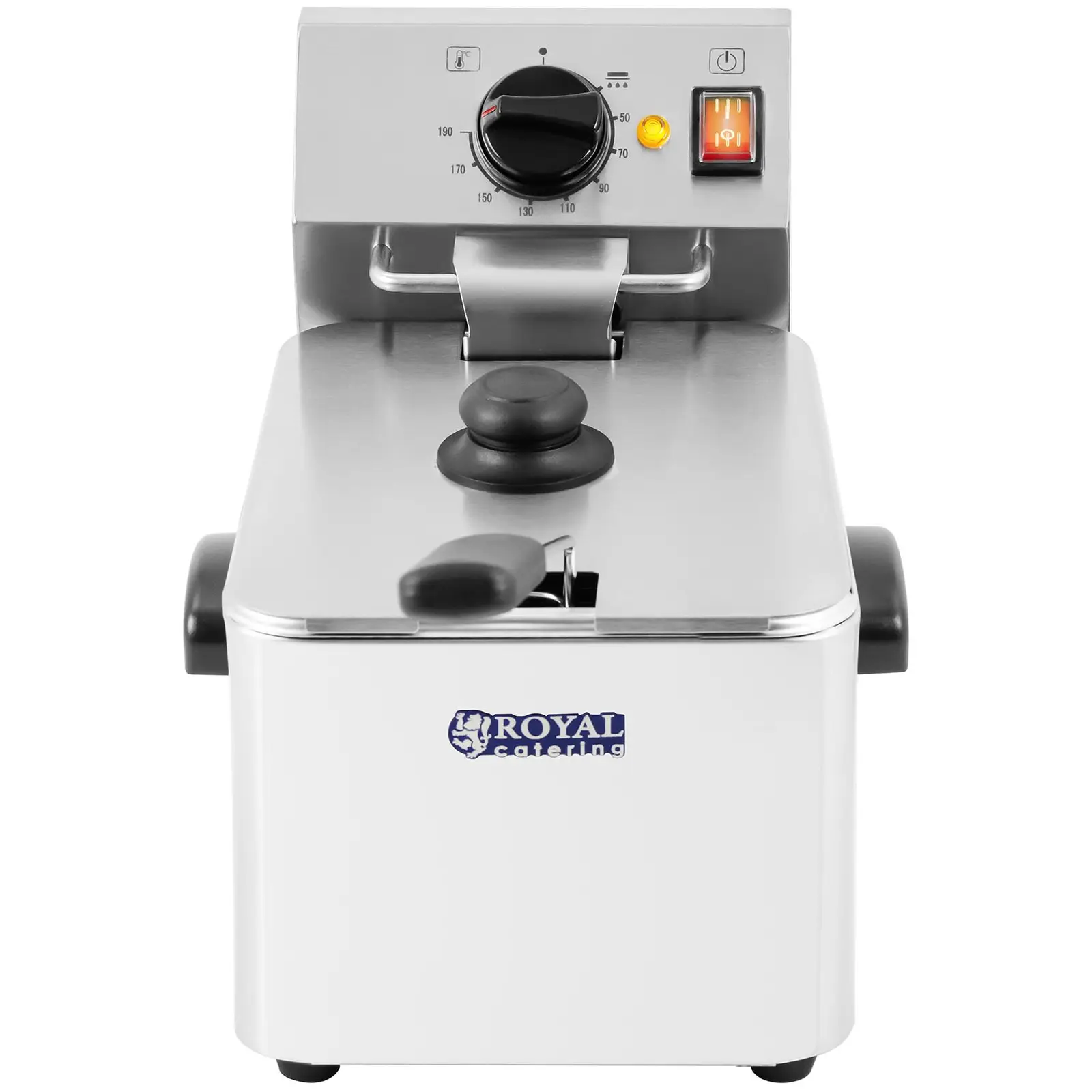 Fritéza - 1 x 8 litrů -EGO termostat (Kapacita max.: 4 l)