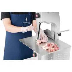 Scie à os - Lame en inox - 1 650 mm - Pour la viande surgelée