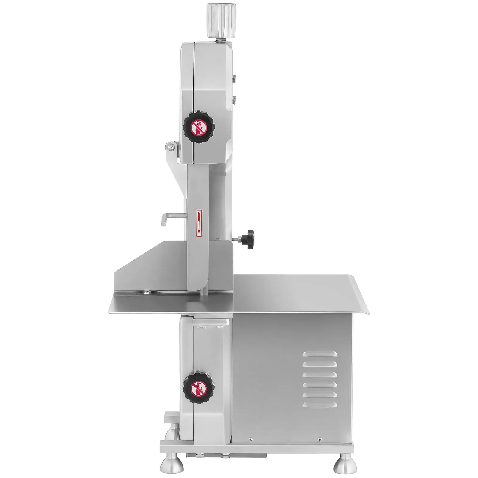 Bensav - savklinge af rustfrit stål - 1.650 mm - til frossent kød (Mål, arbejdsflade [cm]: 440 x 465)