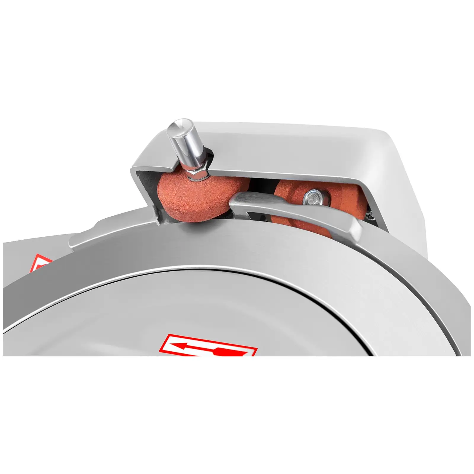 Vleessnijmachine - 300 mm - tot 15 mm - aluminium handgrepen (Materiaal: Aluminium)