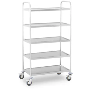 Serving trolley - 5 trays - up to 480 kg