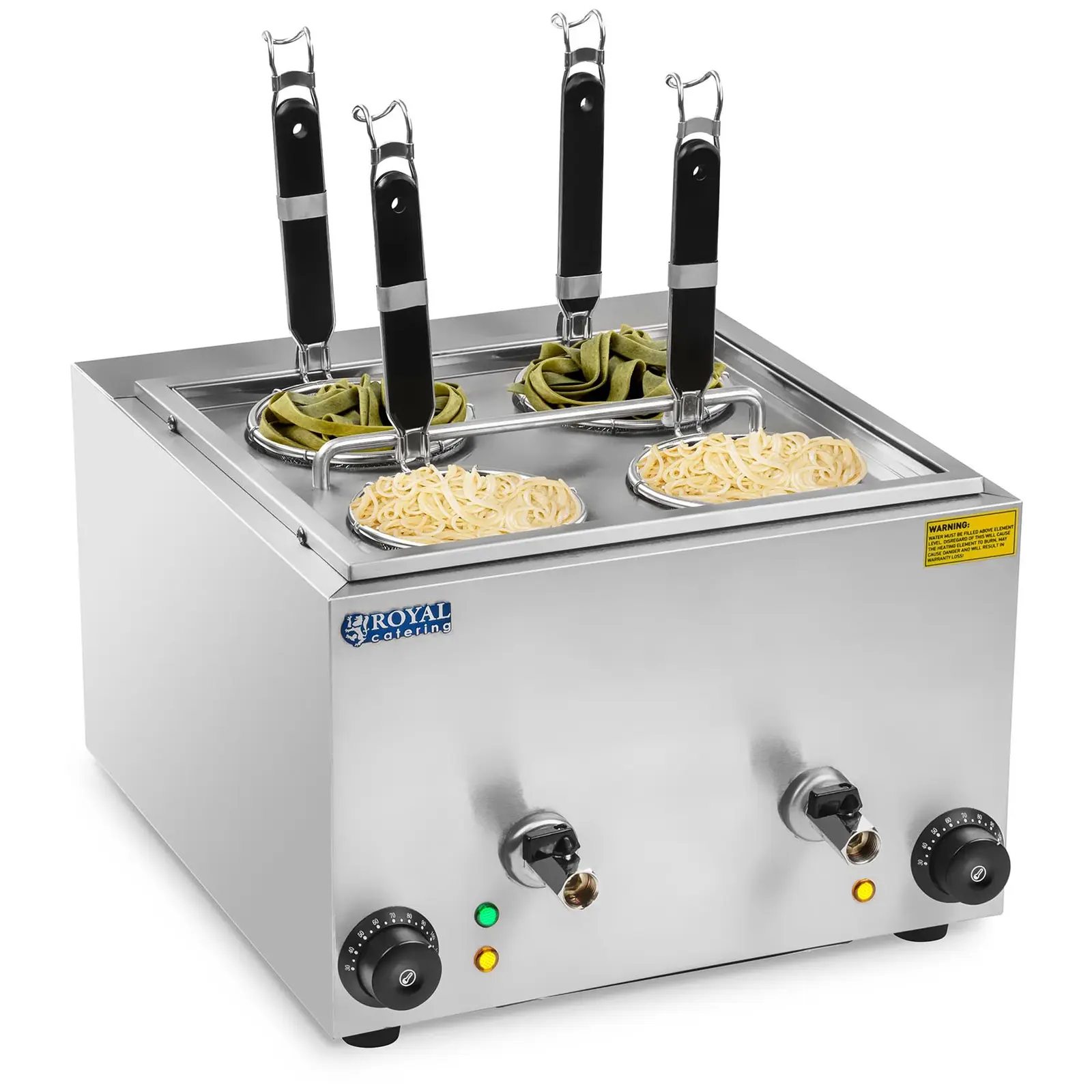 Cuocipasta elettrico con 4 Cestelli