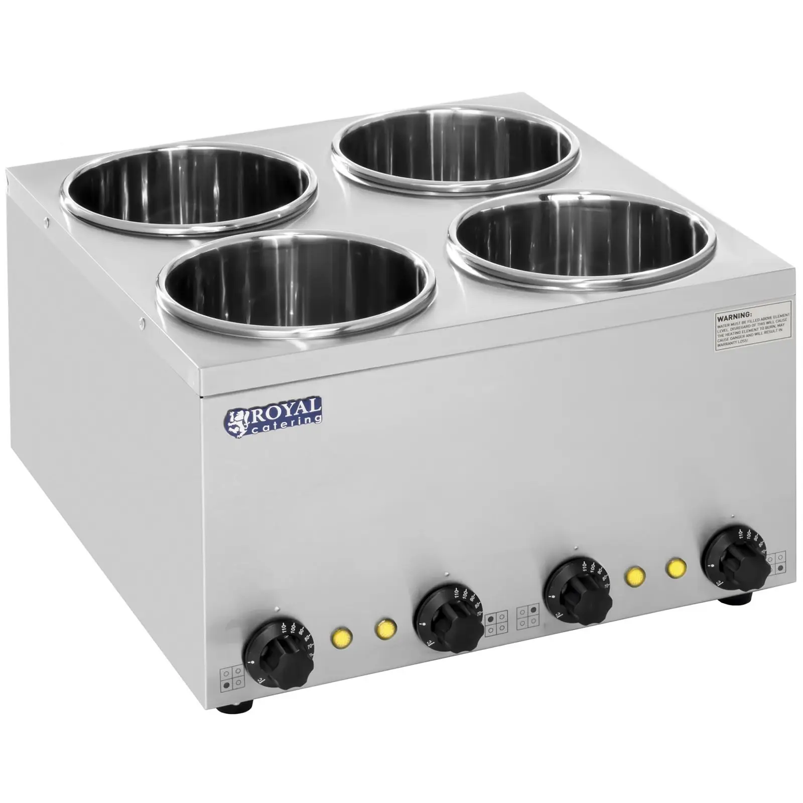 Polévková stanice - 4 x 2,75 litru - 600 W (Výpustný kohout: Ne)