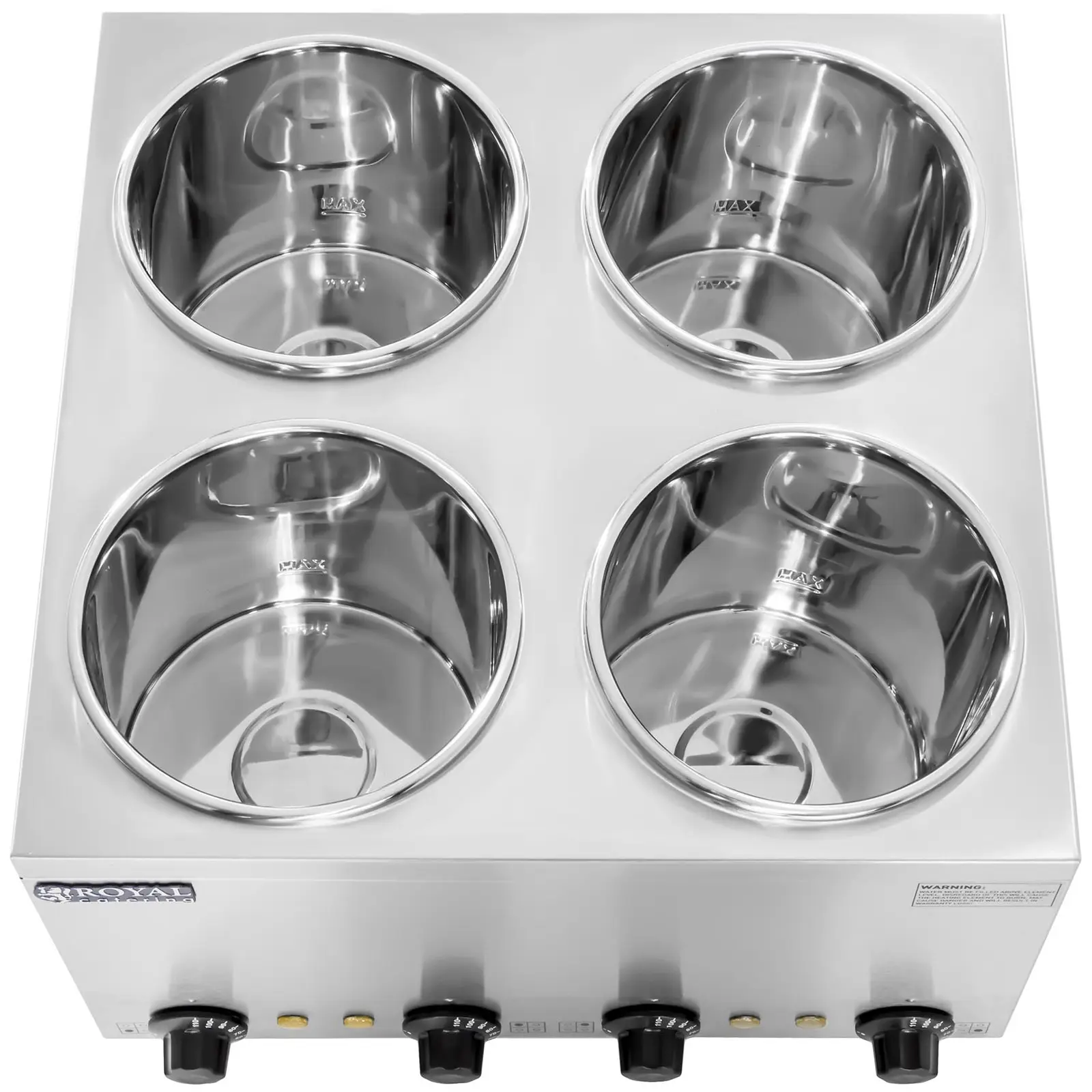 Distributeur de soupe - 4 récipients - 11 litres - 600 W