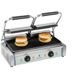 Double Contact Grill - Ribbed - 2 x 1,800 W