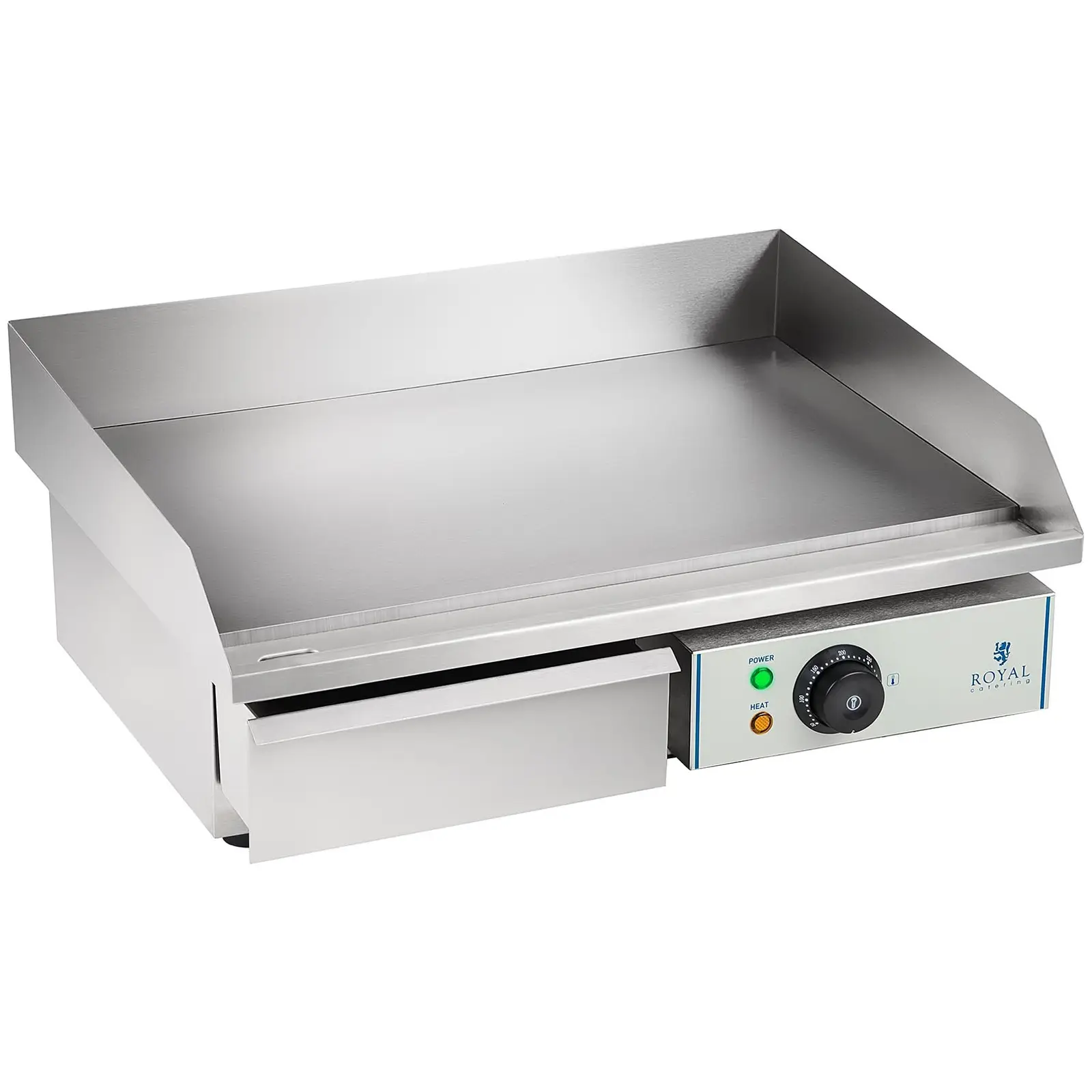 Grilovací deska elektrická - 55 cm - hladká - 1 x 3 000 W (Materiál: Ušlechtilá ocel)
