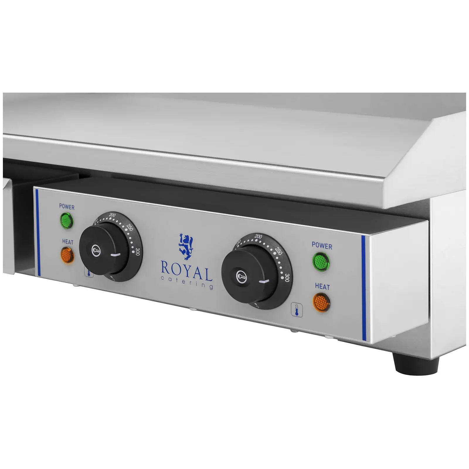 Grilovací deska elektrická - 72,5 cm - hladká - 2 x 2,2 kW (Grilovací deska: Flat)