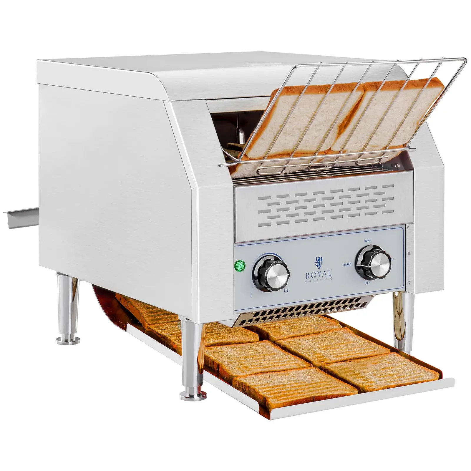 Průchozí toaster - 2.200 wattů - 7 úrovní - 3 režimy (Materiál: Ušlechtilá ocel)