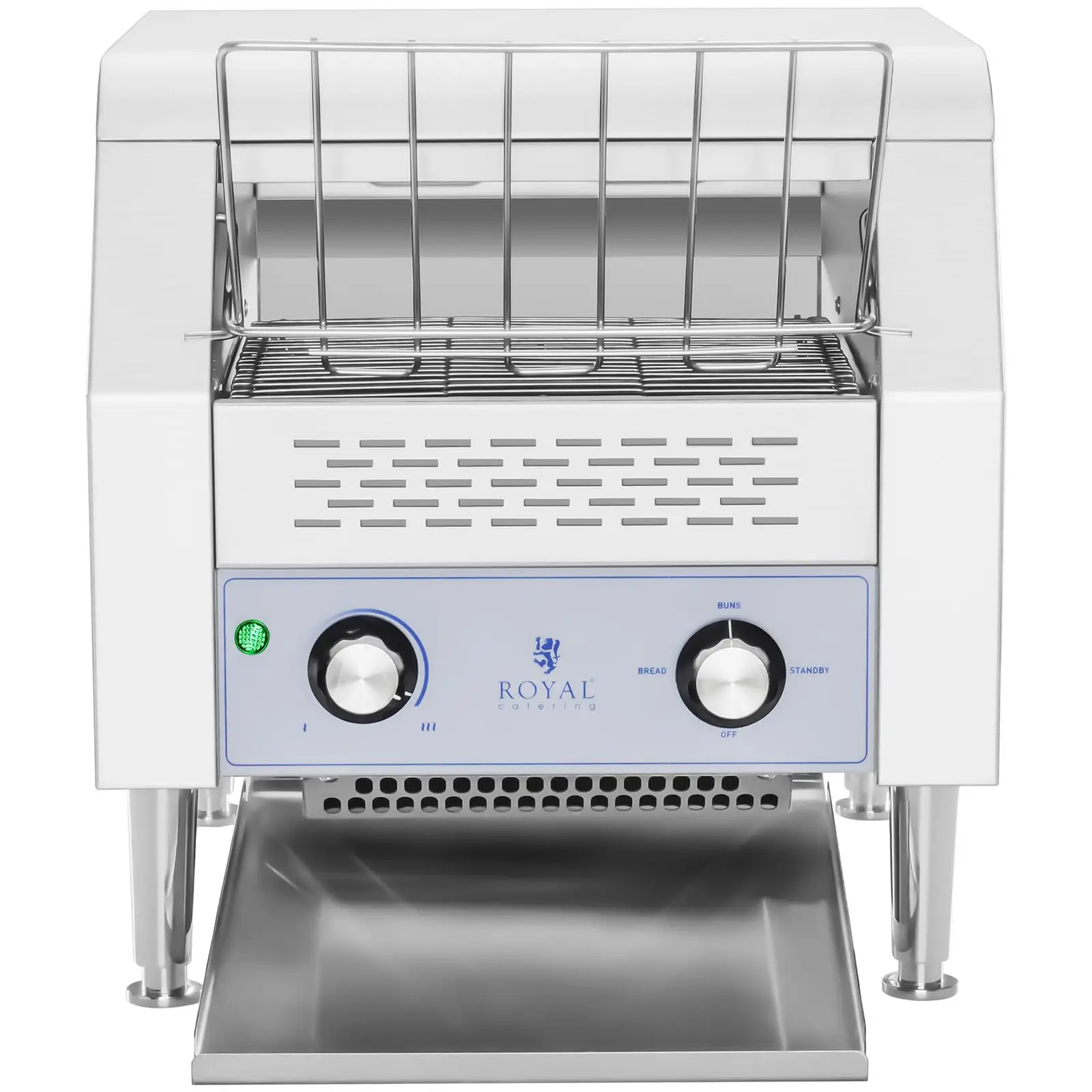 Průchozí toaster - 2.200 wattů - 7 úrovní - 3 režimy (Barva: Stříbrná)
