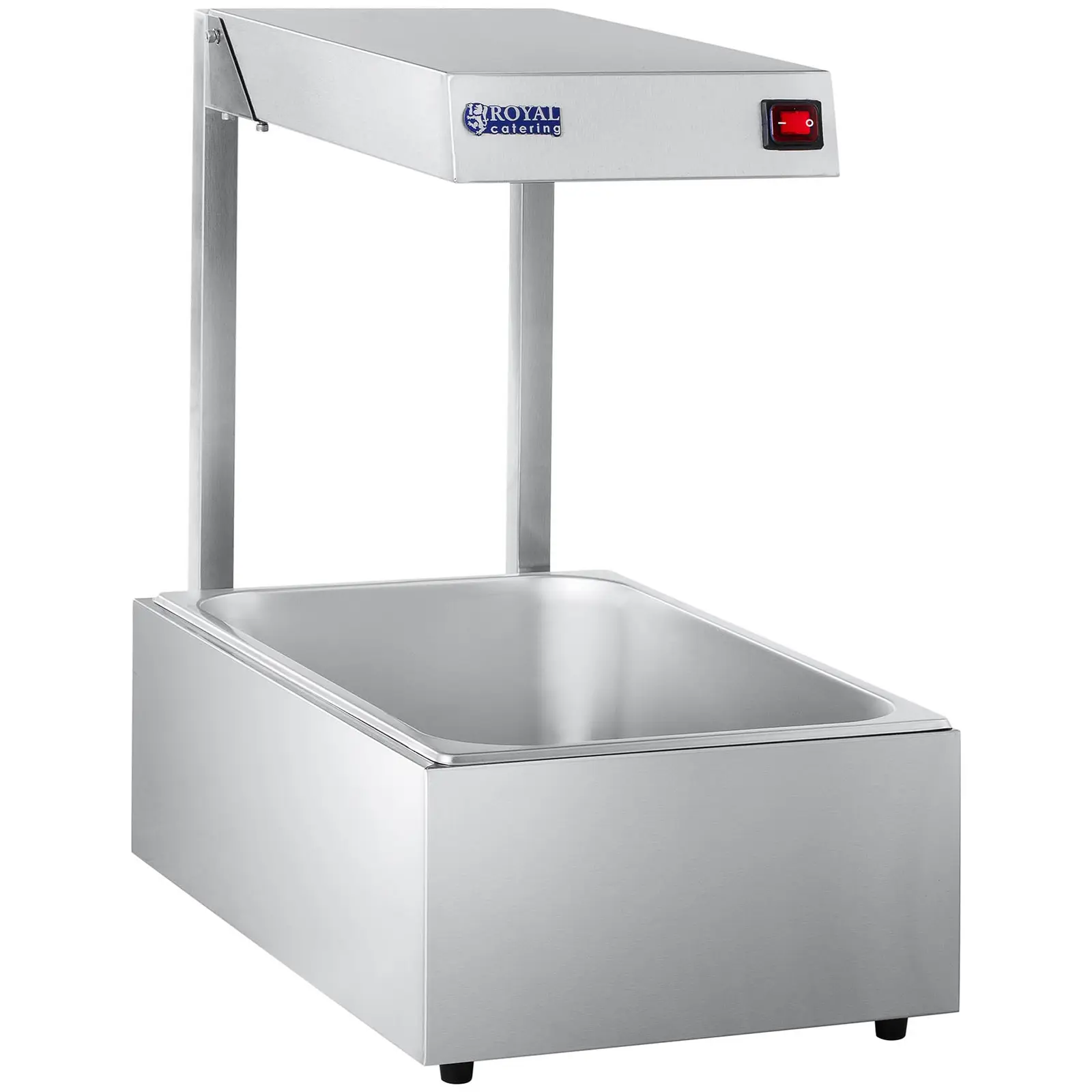 Lámpara calientaplatos - 500 W - contenedor GN 1/1