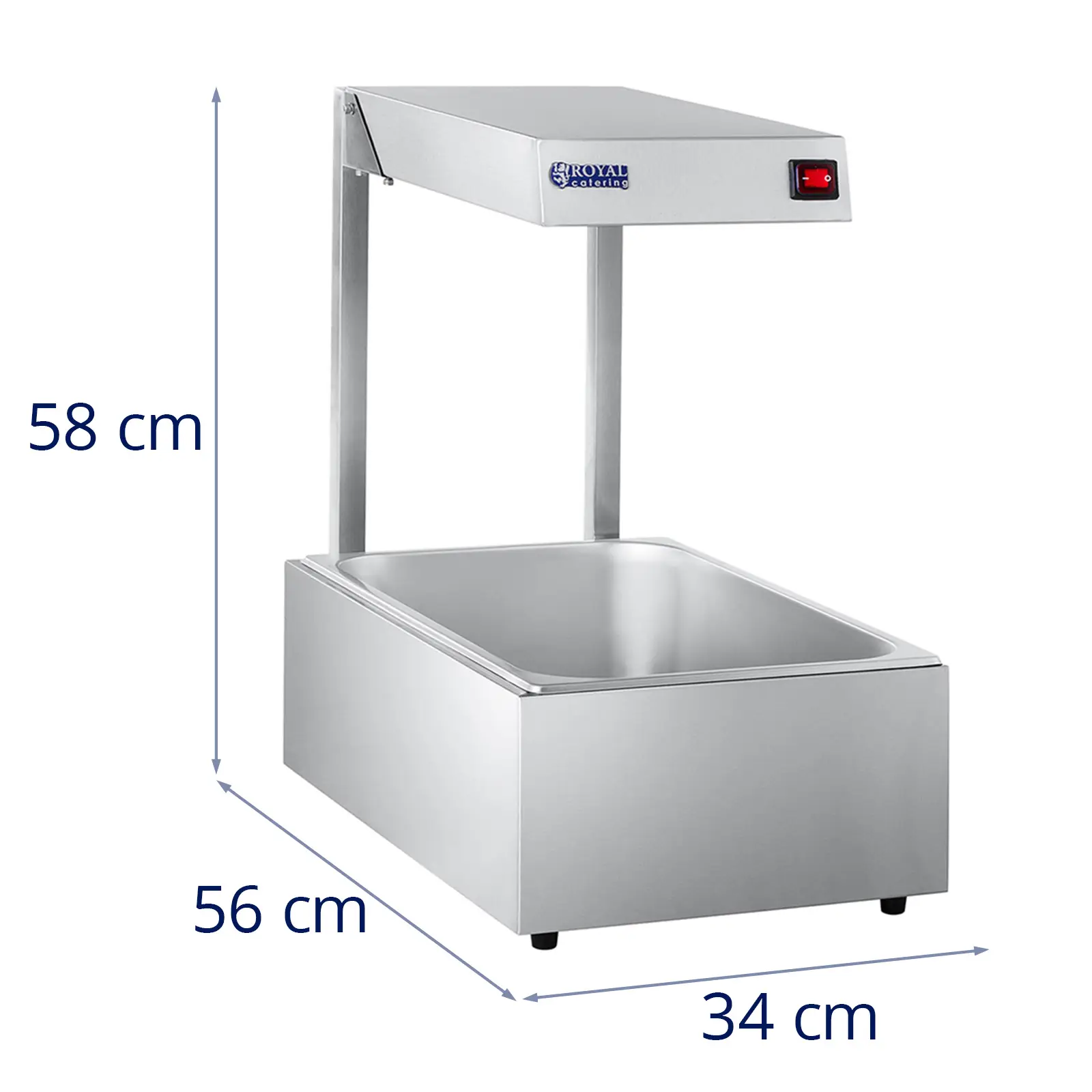 Tepelný most - 500 W - nádoba GN 1/1 (Typ nádoby: Gastronádoba 1/1)