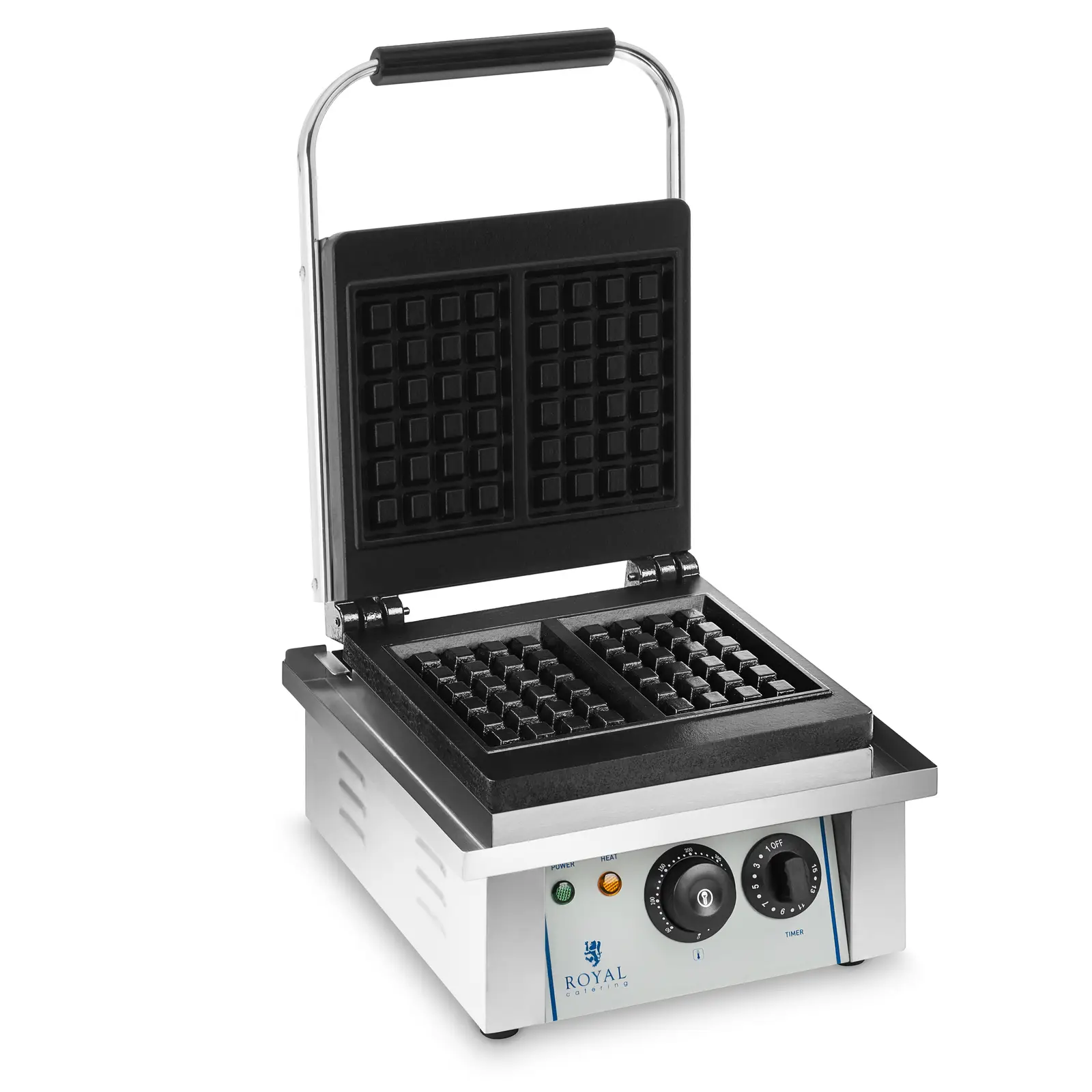 Waffeleisen - für belgische Waffeln - 2000 W - rechteckig - Royal Catering