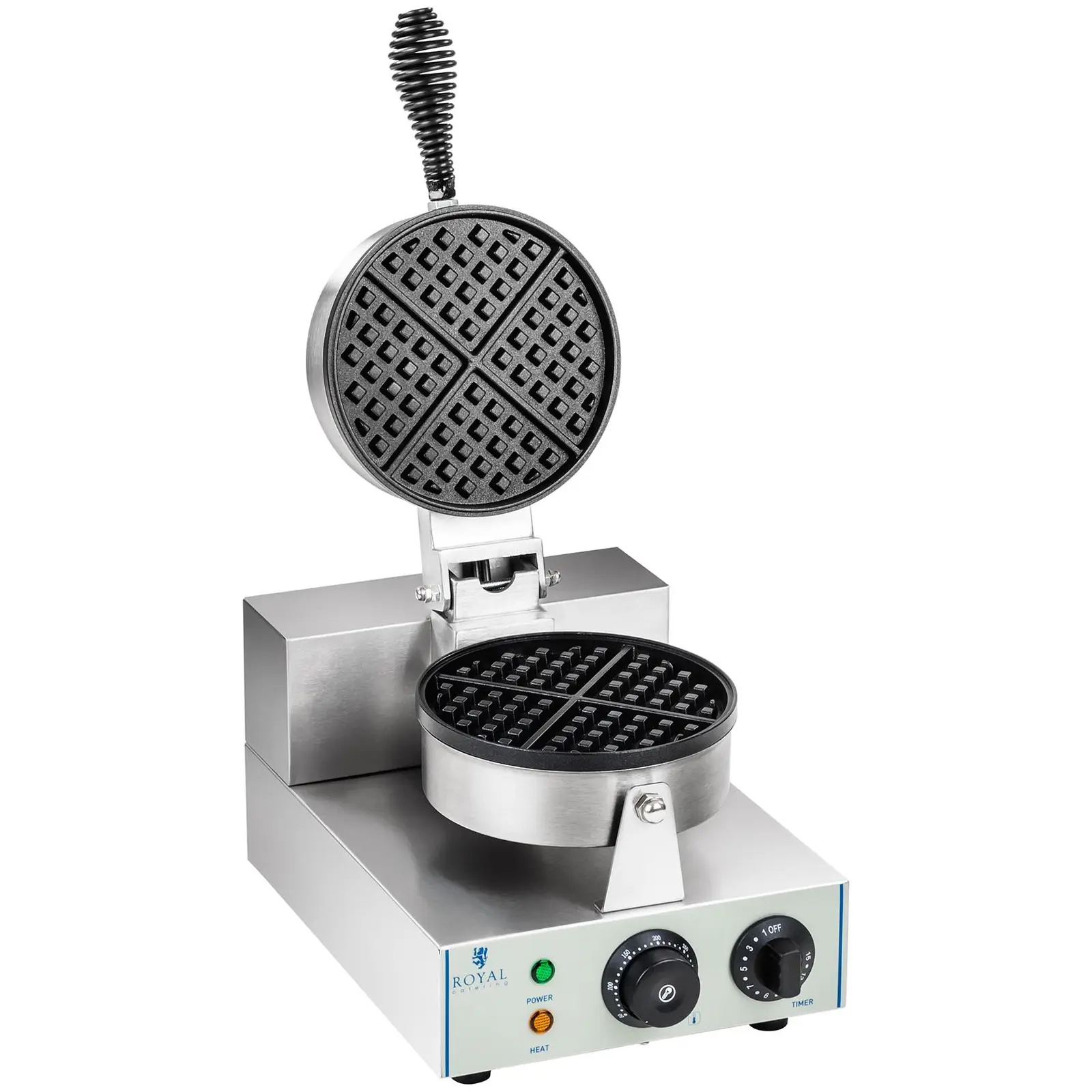 Waffeleisen mit 1.300 Watt - rund