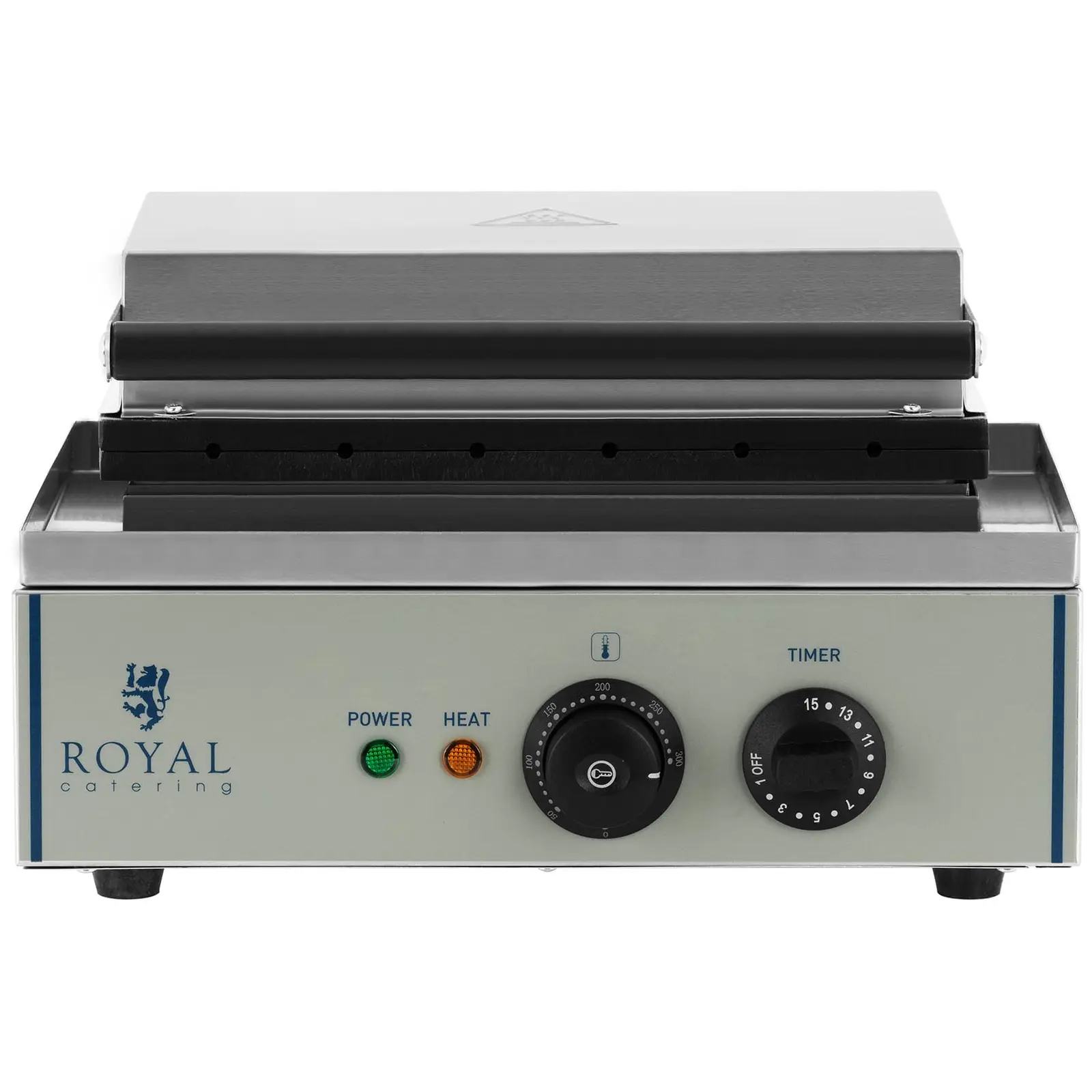 Waffeleisen - 1.550 Watt - Stiel - Corn Dog (Temperaturkontrolle: Ja)