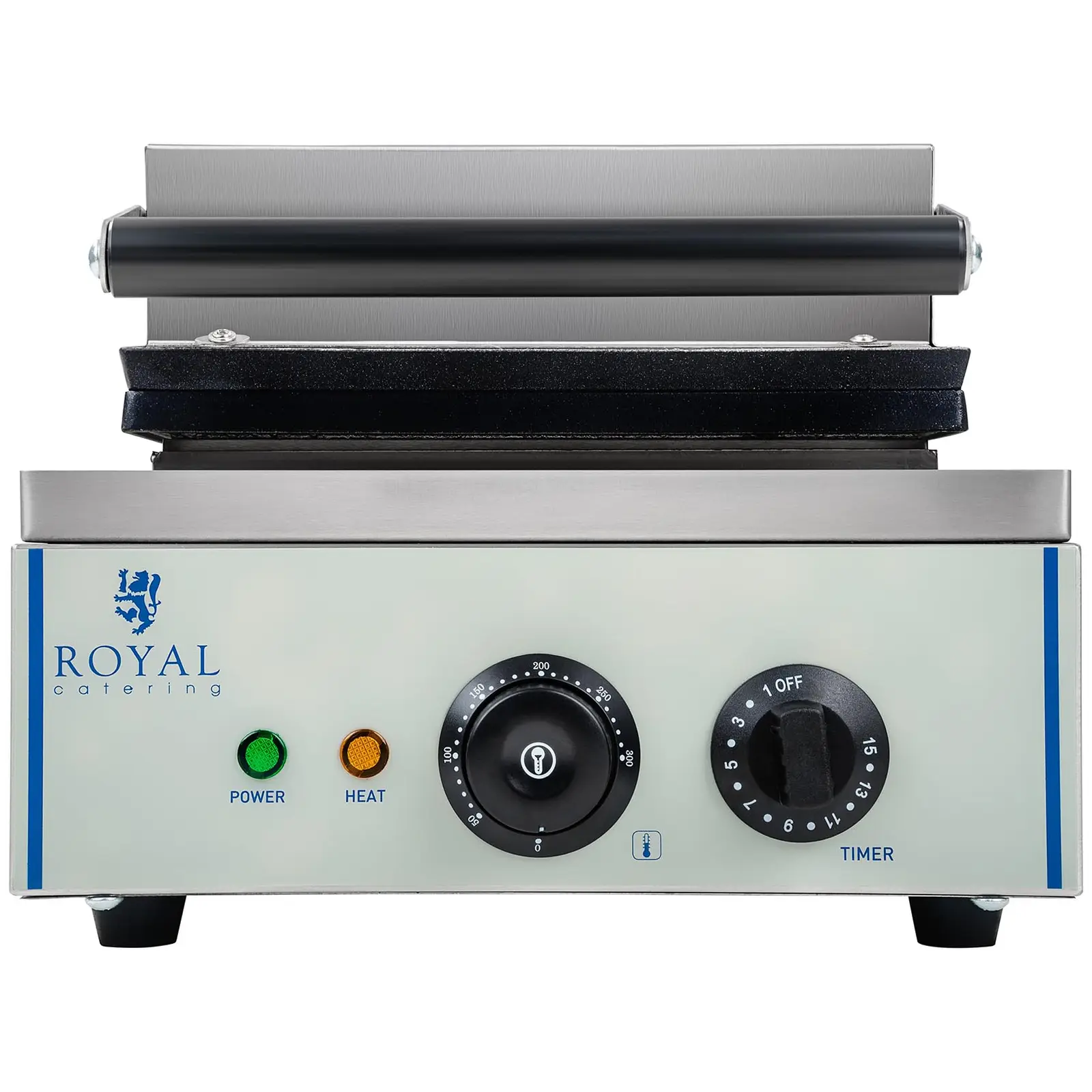 Piastra per waffel a cuore- 1 x 1.500 Watt - 4