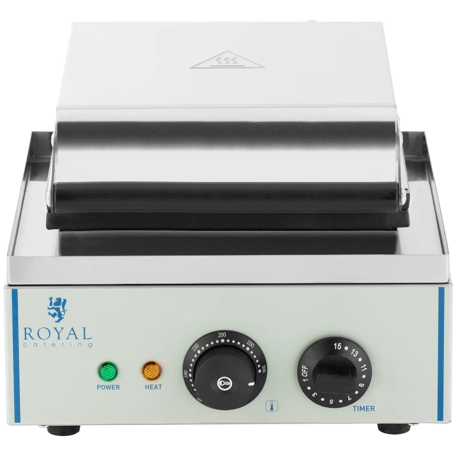 Vaflovač - 1 x 1.500 wattů - tvar srdce (Ovládání teploty: Ano)