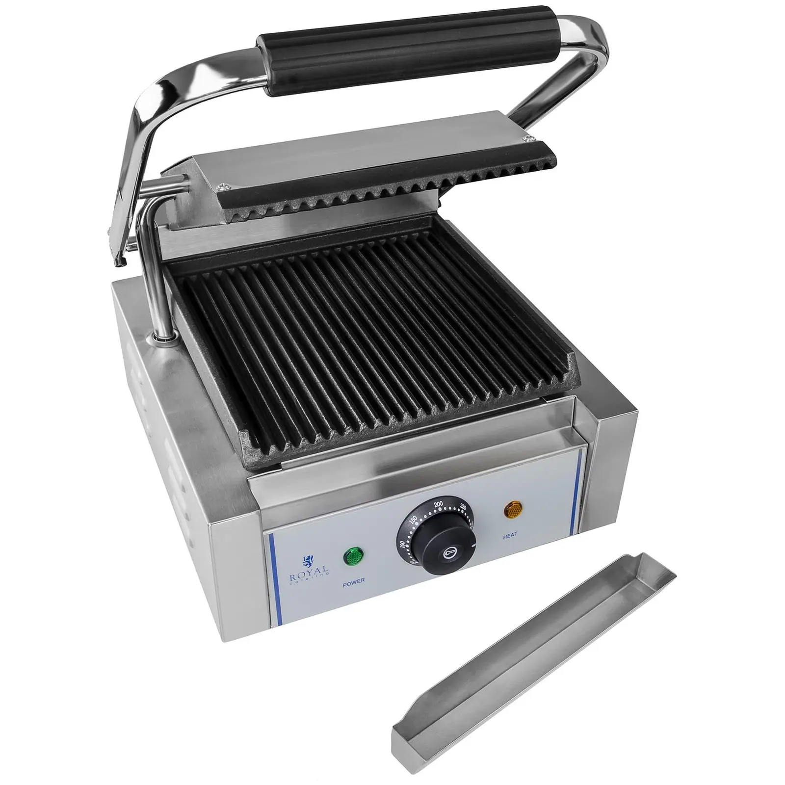 Kontaktní gril - 1 x 1.800 wattů (Materiál: Ušlechtilá ocel)