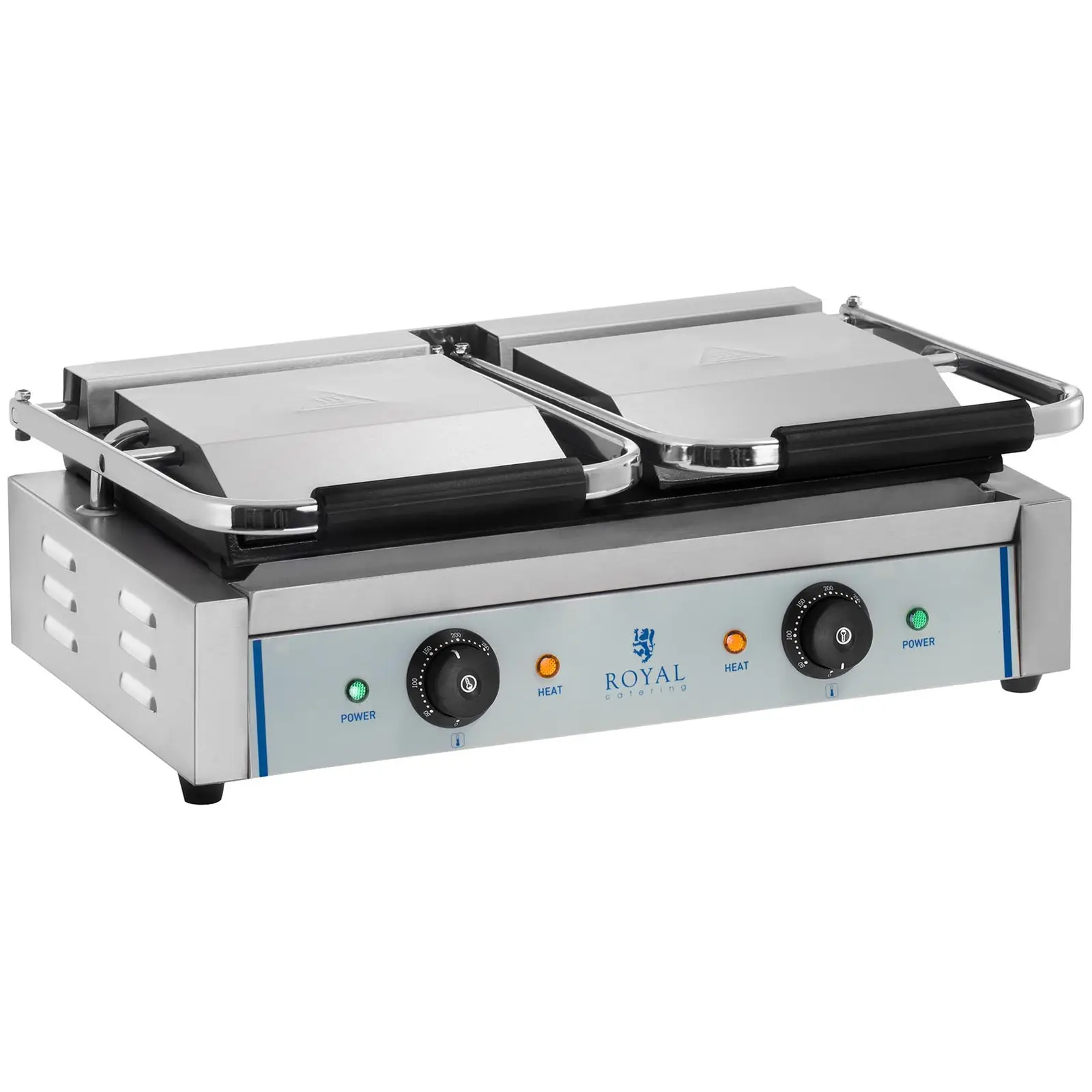 Dvojitý kontaktní gril-hladký-2x1.800 W (Grilovací deska: Flat)