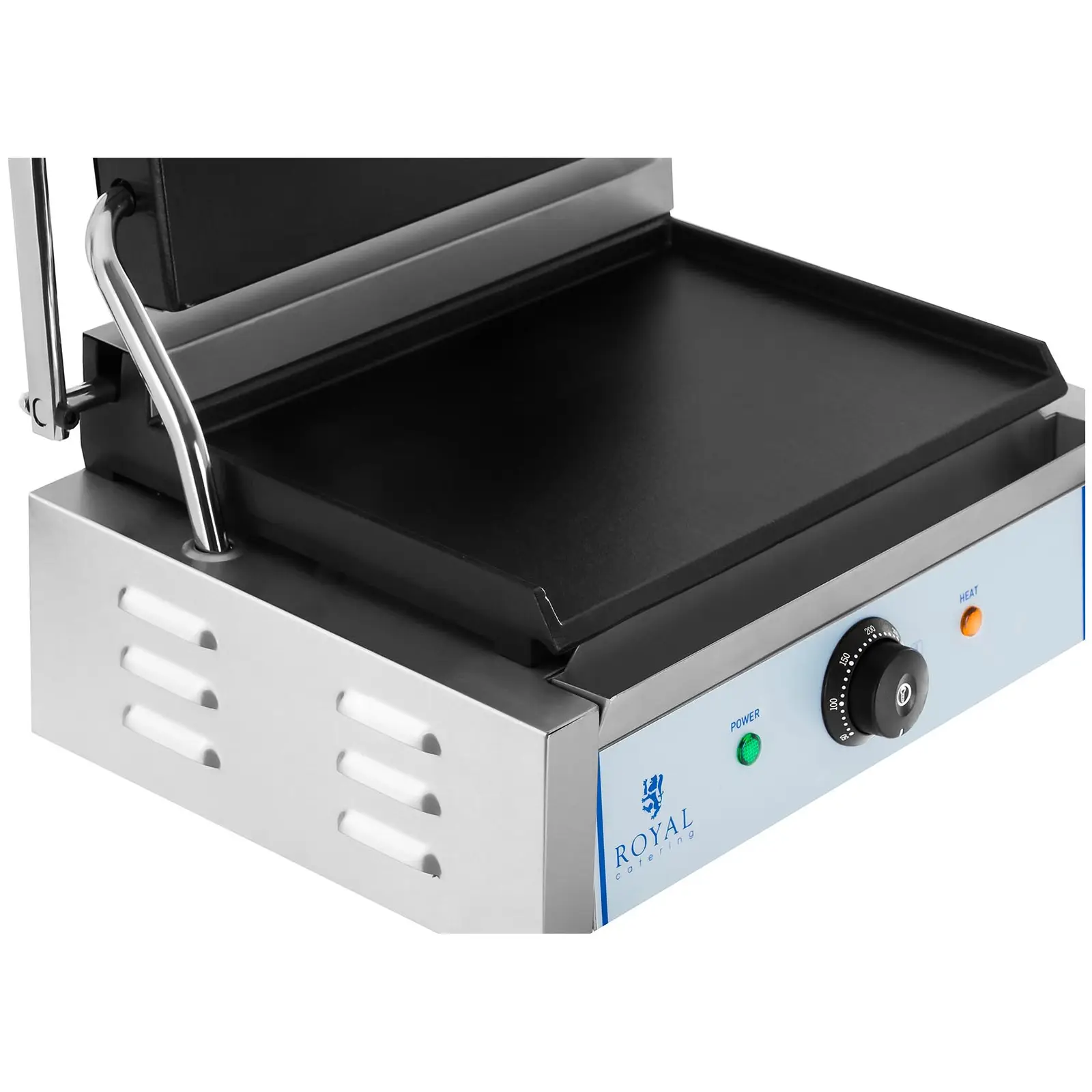 Machine à panini - Lisse - 2200 W (Matériau(x): Acier inoxydable)