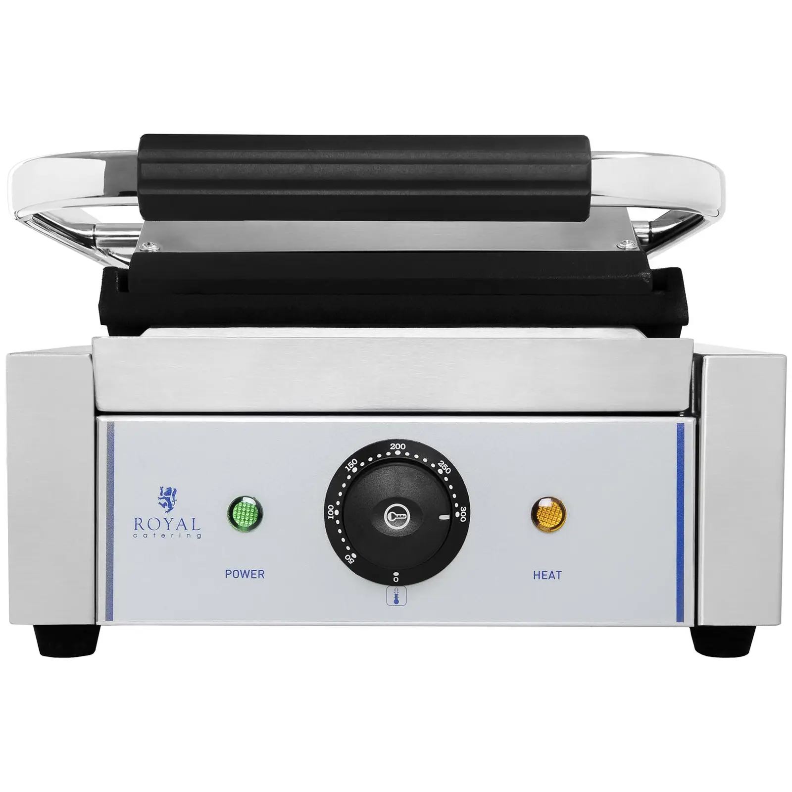 Machine à panini lisse 1 800 W (Couleur(s): Argenté)