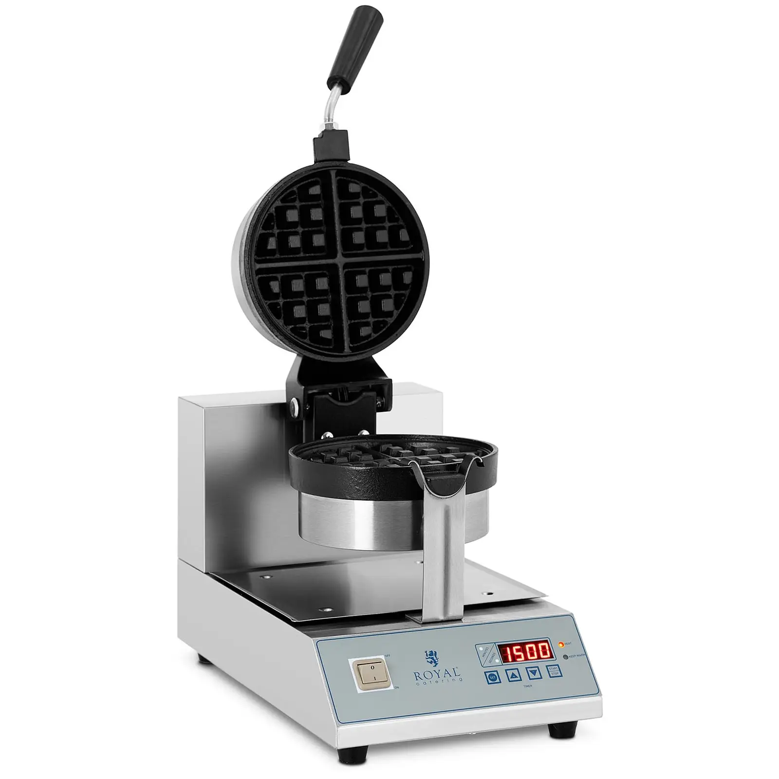 Waffeleisen mit LED - drehbar - 1300 W