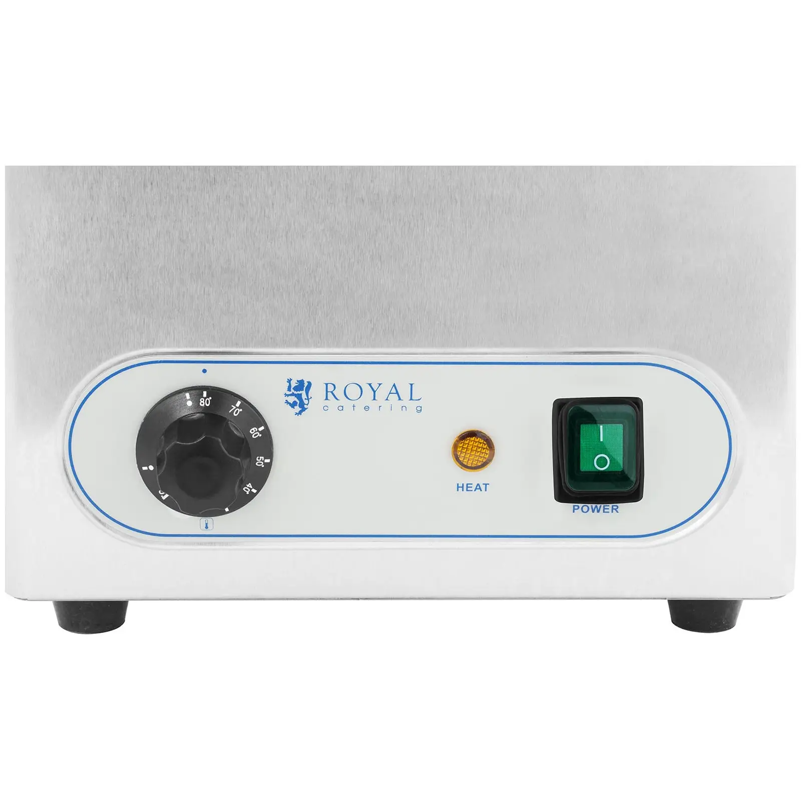 Udržovač hranolek s ohřívacím pultem - 850 W - GN 1/2 (Materiál: Ušlechtilá ocel)