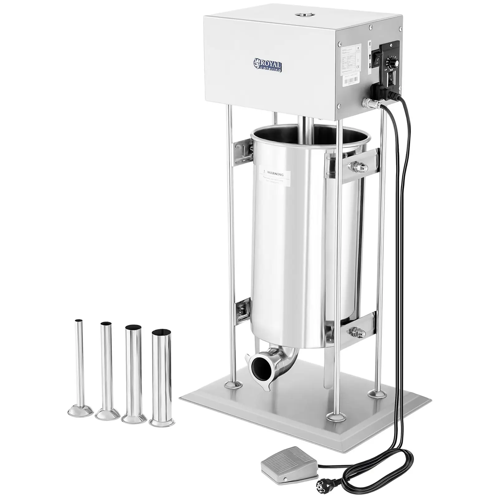 Factory second Sausage Stuffer - 15 L - electric 4 filling tubes - Royal Catering