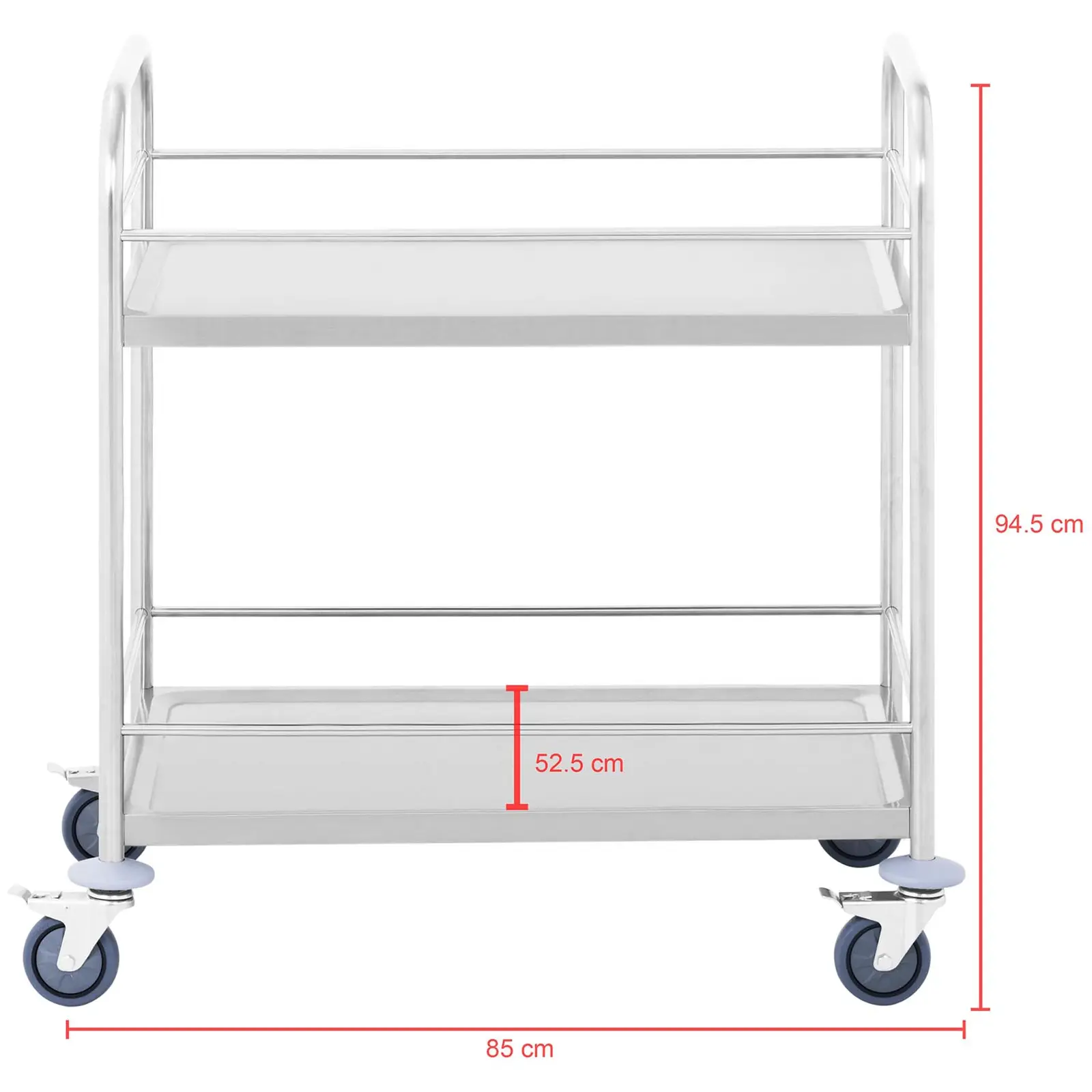 Seconda Mano Carrello di servizio - 2 Mensole - 50 kg