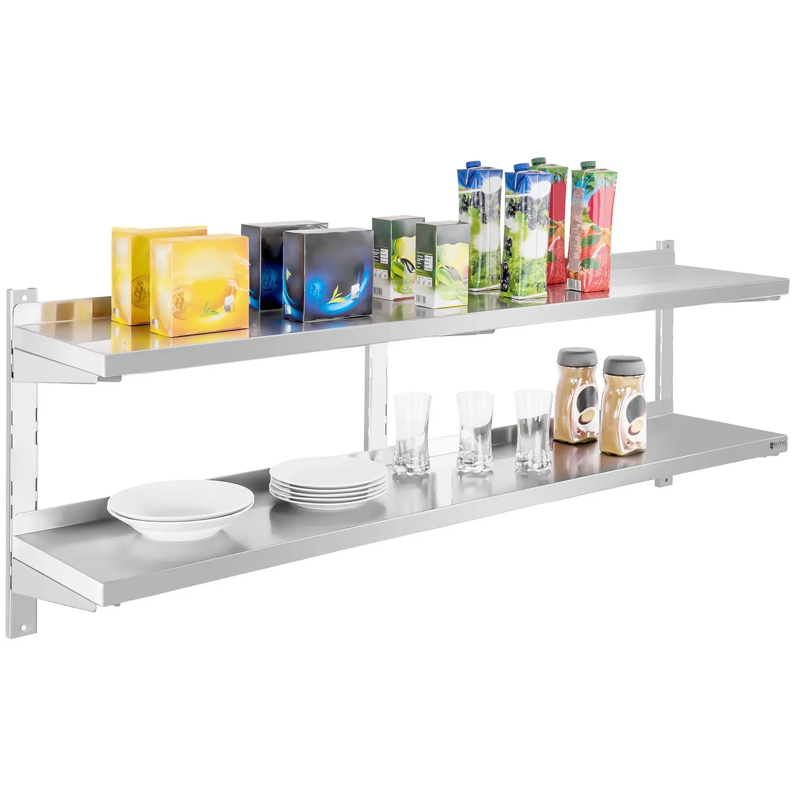 Floating Shelf - 2 Tier - 160 cm