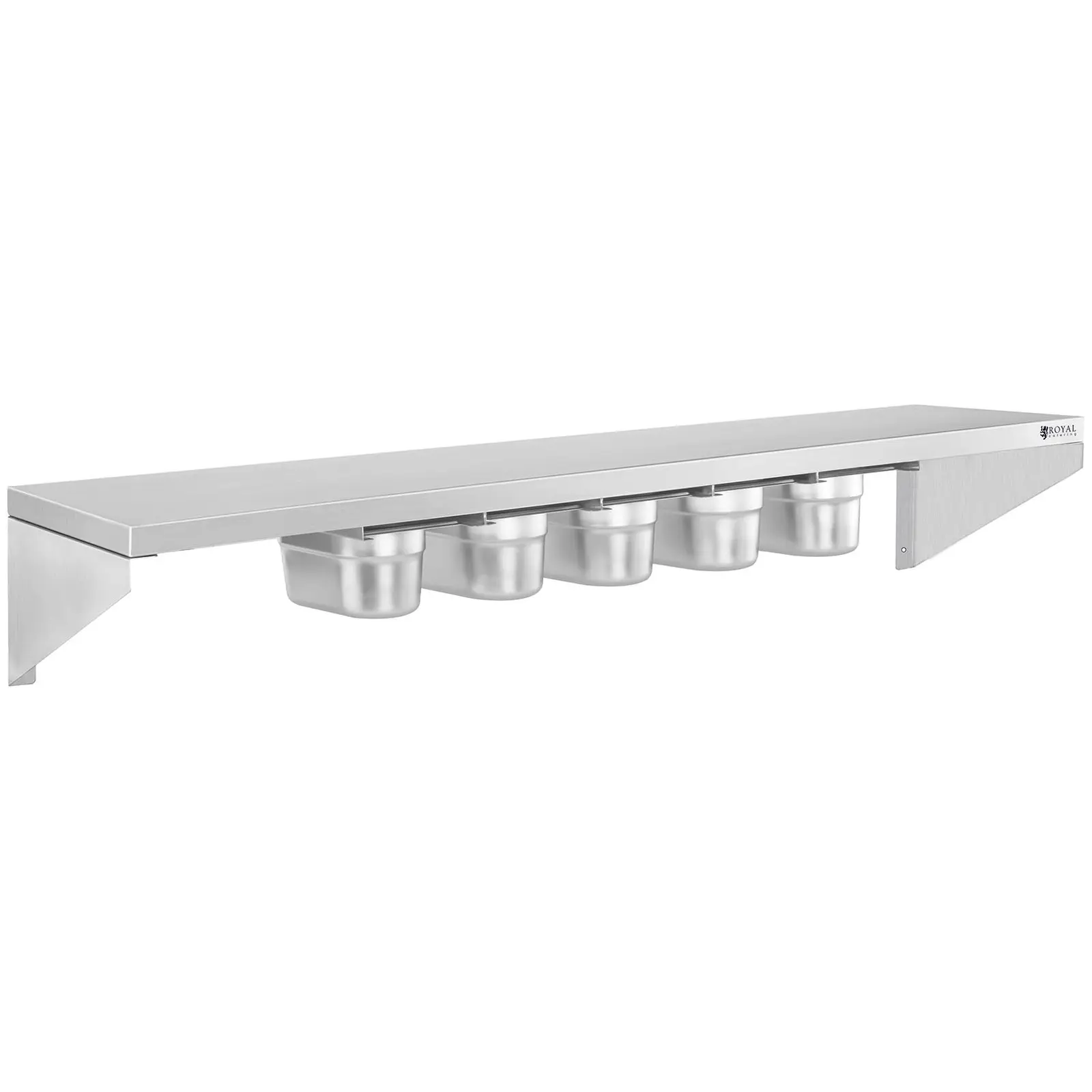 Police na kořenky - 5 x 1/9 GN - 90 cm (S nádobami: Ano)