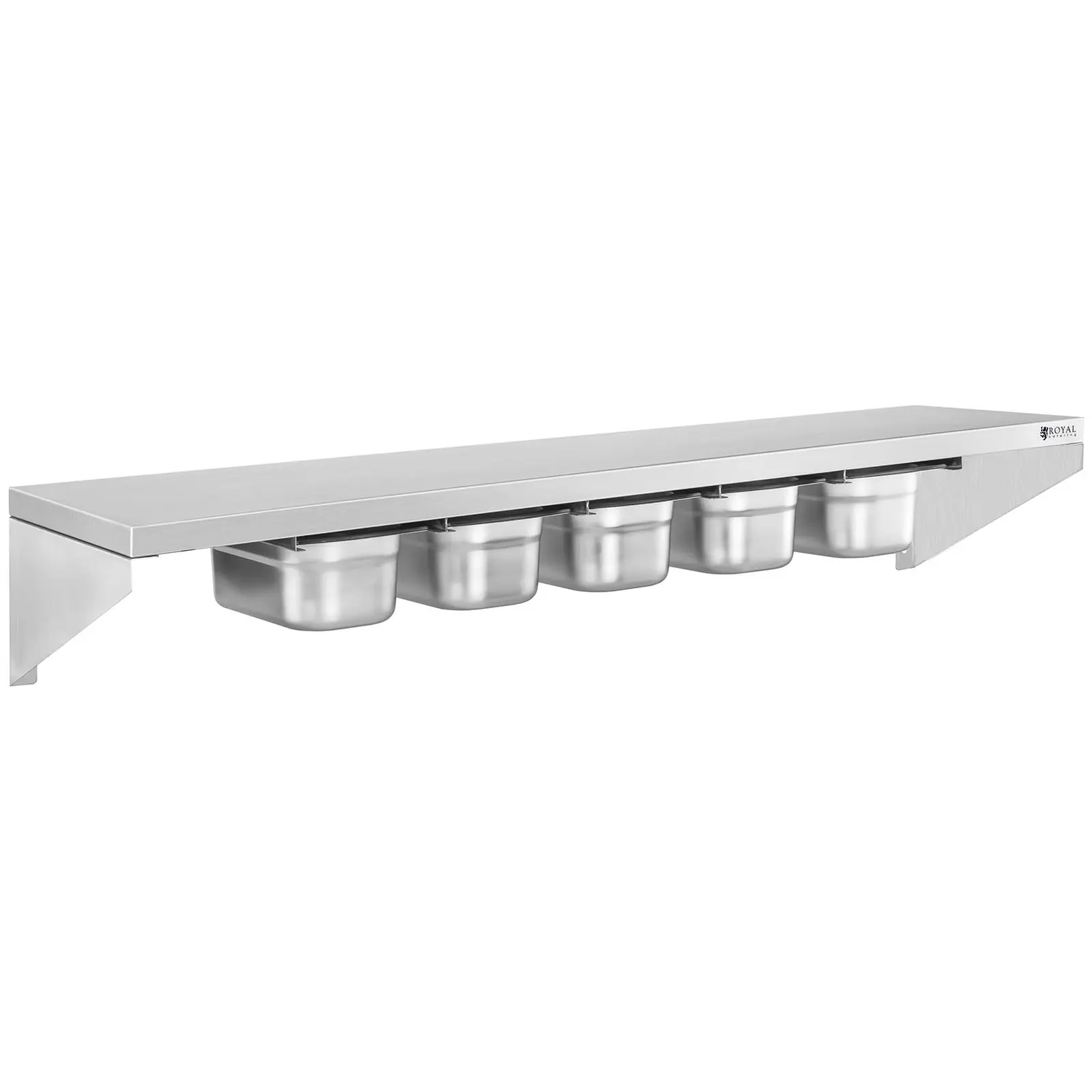 Range-épices - 5 x 1/4 GN - 120 cm (Avec récipients: Oui)