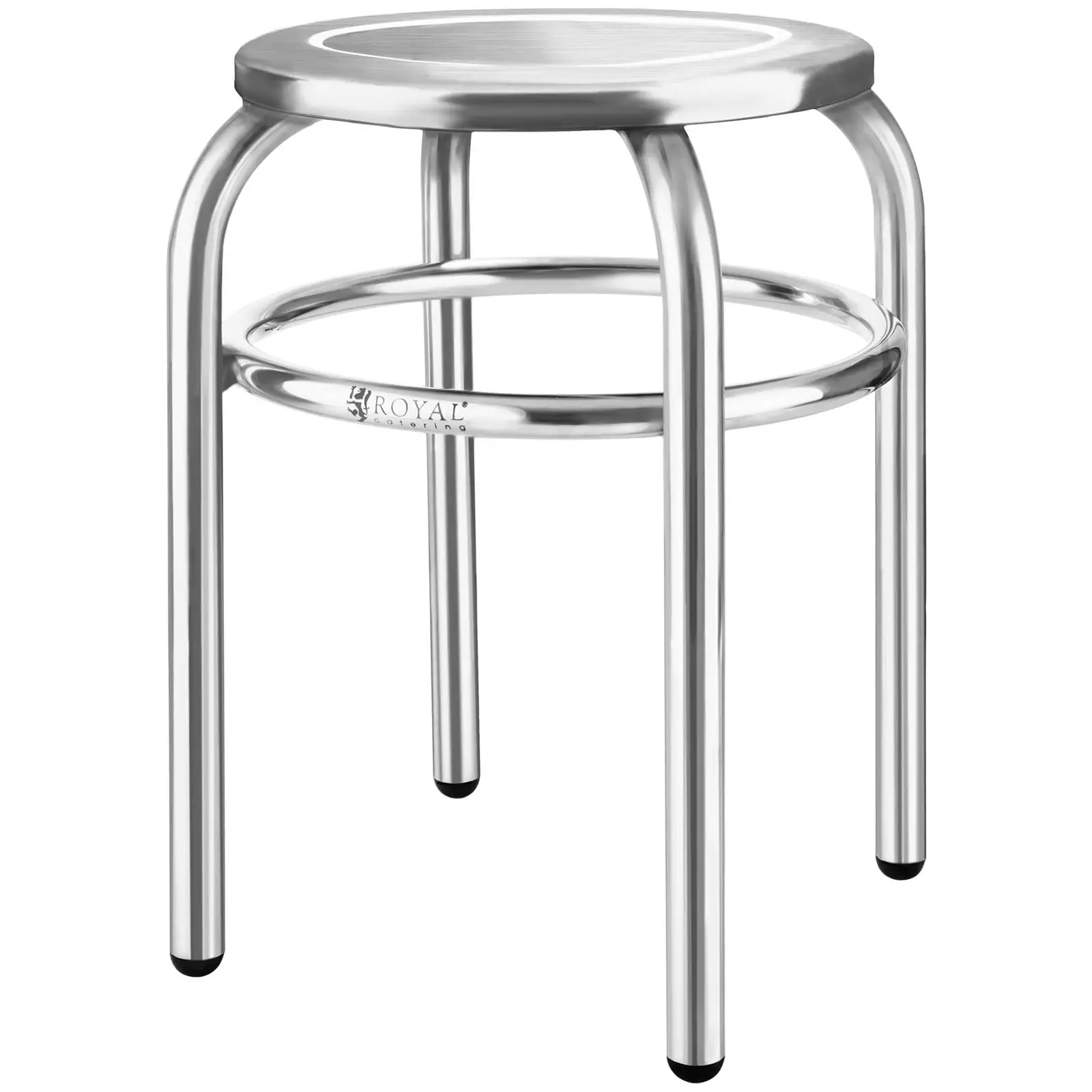 Tabouret en acier inoxydable - 29 cm de diamètre