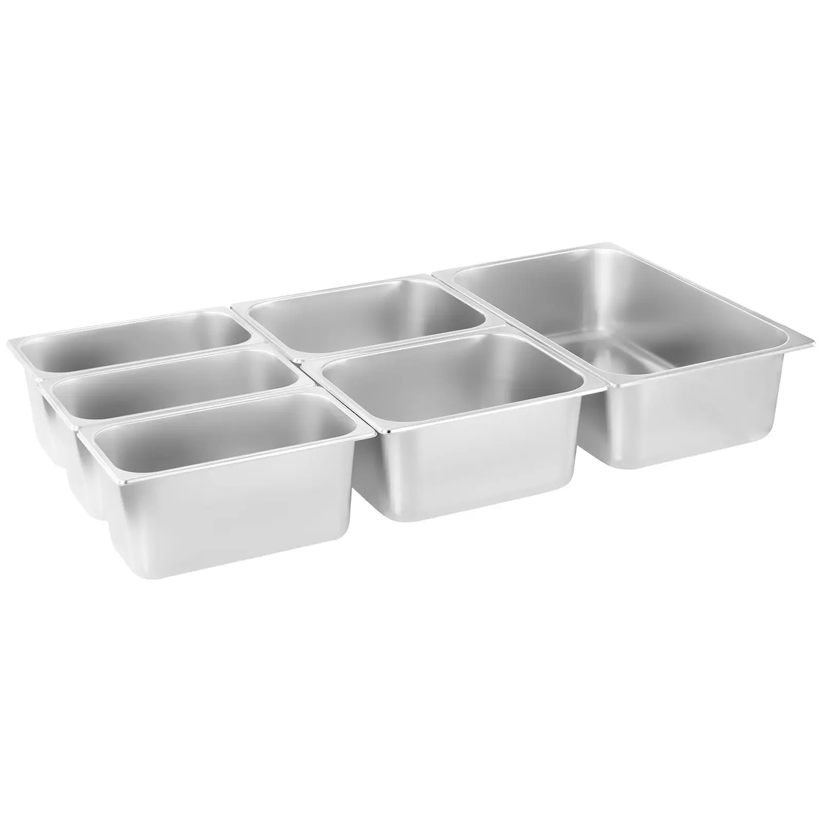 Bain Marie - 6 GN - mit Fleischaufsatz