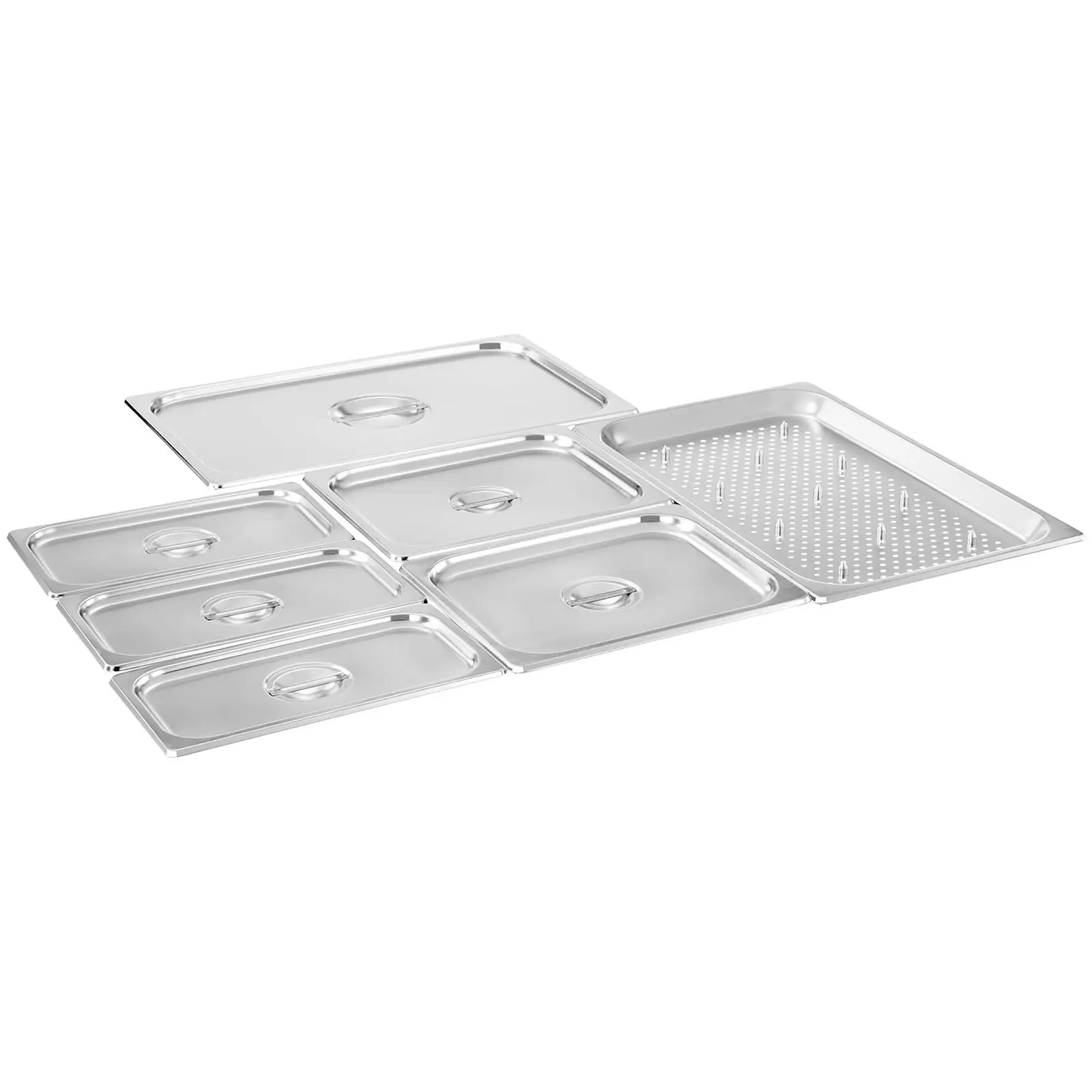 Bain Marie - 6 GN - mit Fleischaufsatz